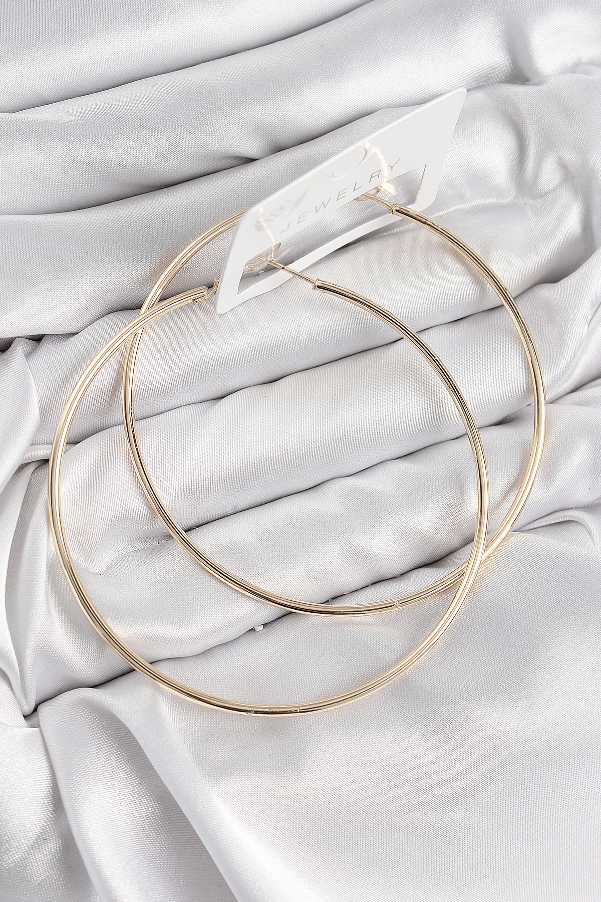 Pirinç Halka Model Gold Renk Kadın Küpe