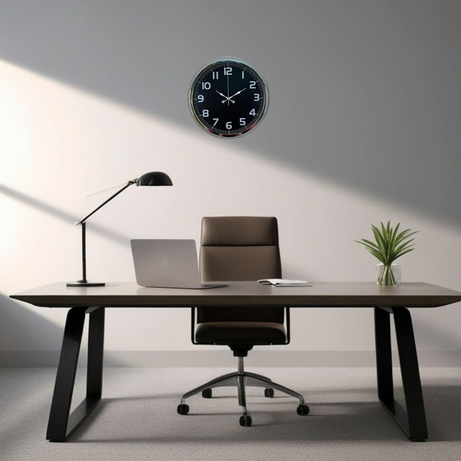 Silver Shadow 40 Cm Metal Duvar Saati