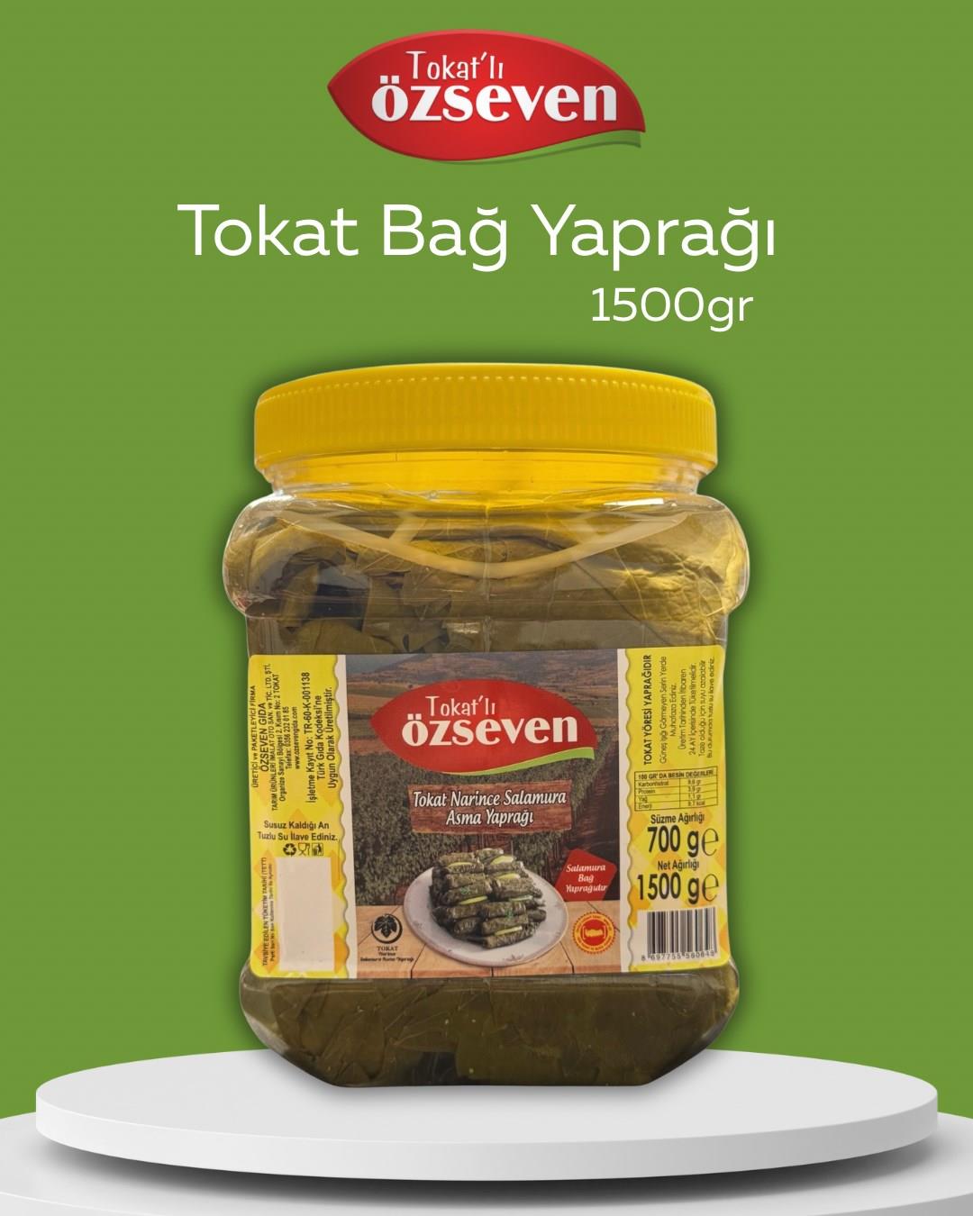 Tokat'lı Özseven Bağ Yaprağı 1,5kg