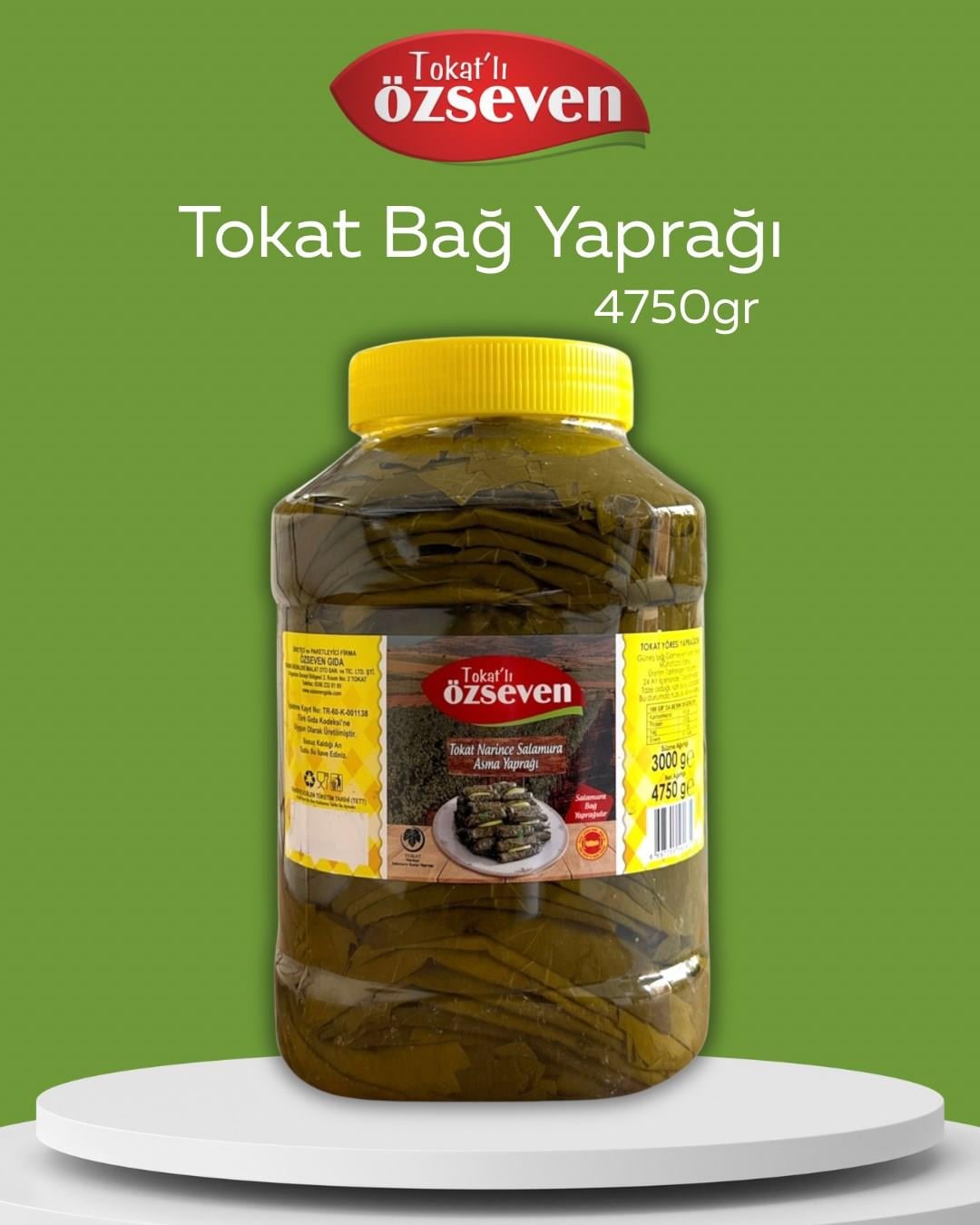 Tokat'lı Özseven Bağ Yaprağı 4750gr