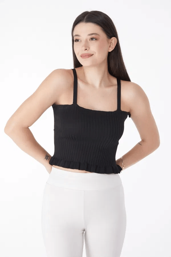 Yazlık Triko Crop