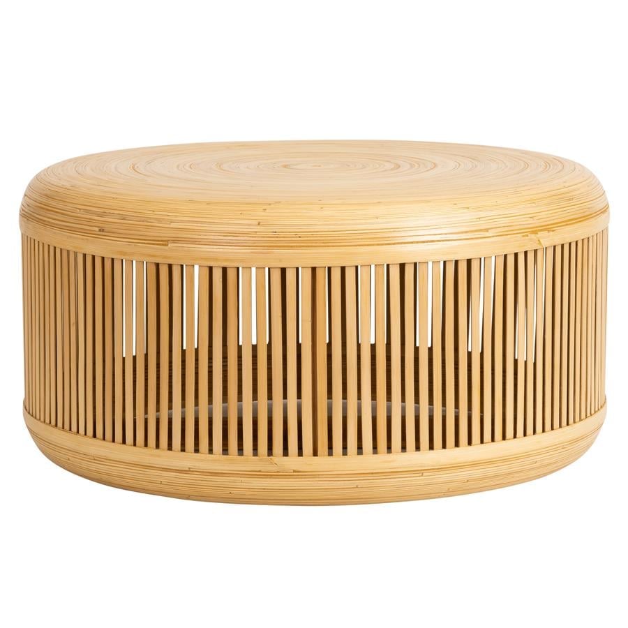 Bambu Orta Sehpa Hazeran Form 80 cm × 80 cm × 40 cm