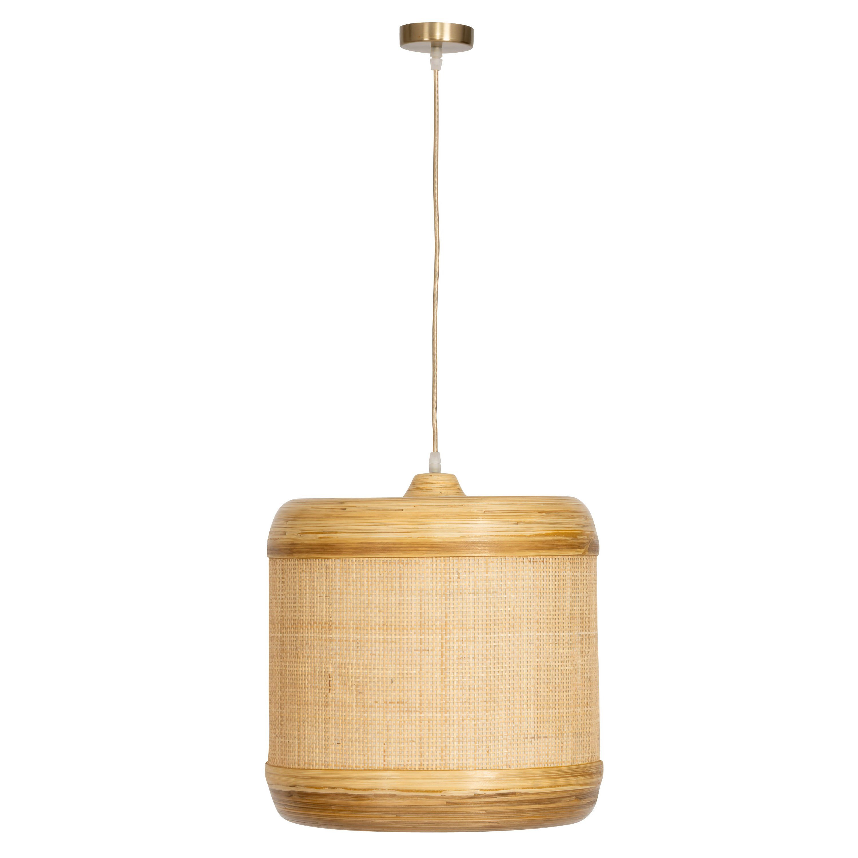 Bambu Tavan Aydınlatması Hazeran Form 35cm