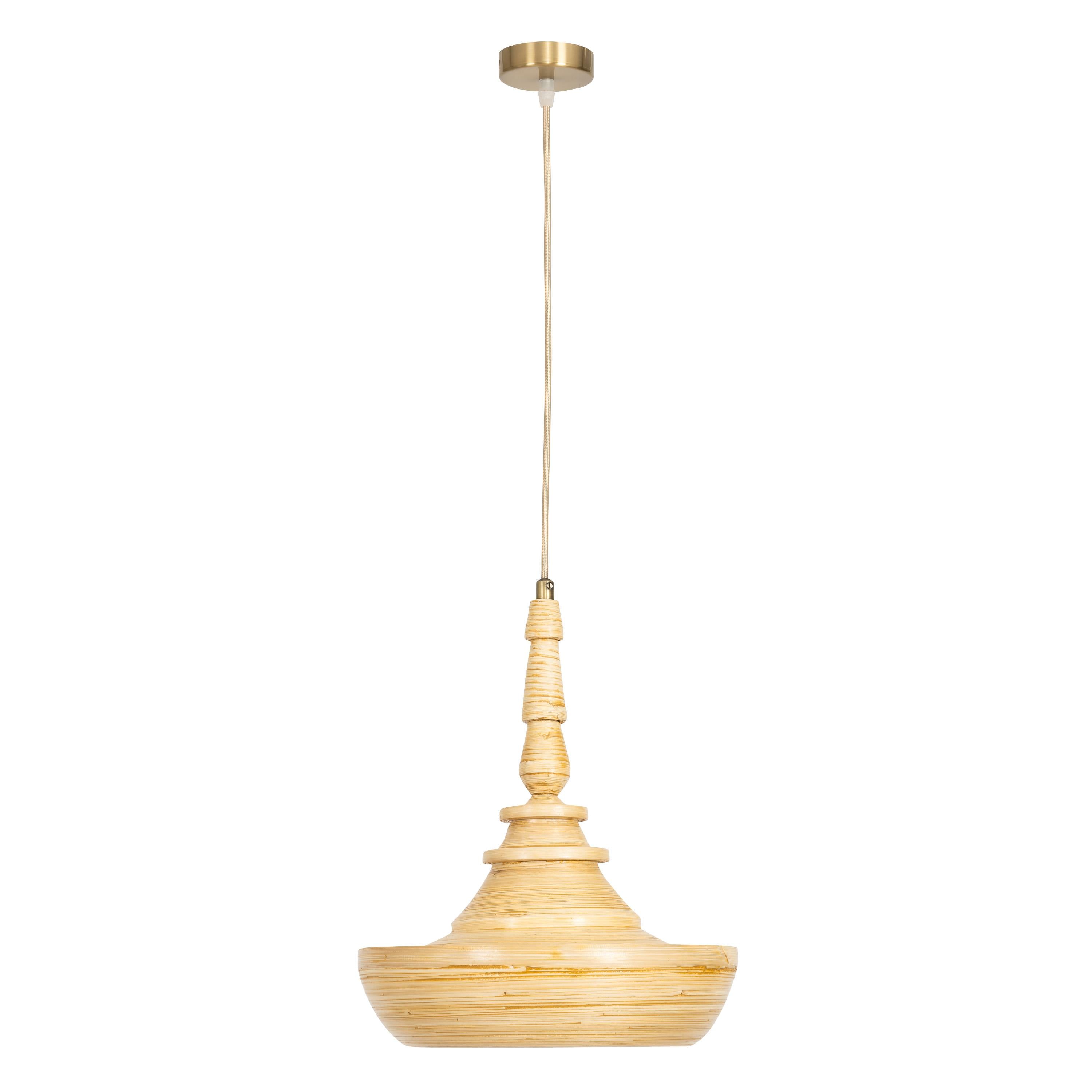Bambu Tavan Aydınlatması Marrakesh Form 35 cm x 30 cm x 30 cm
