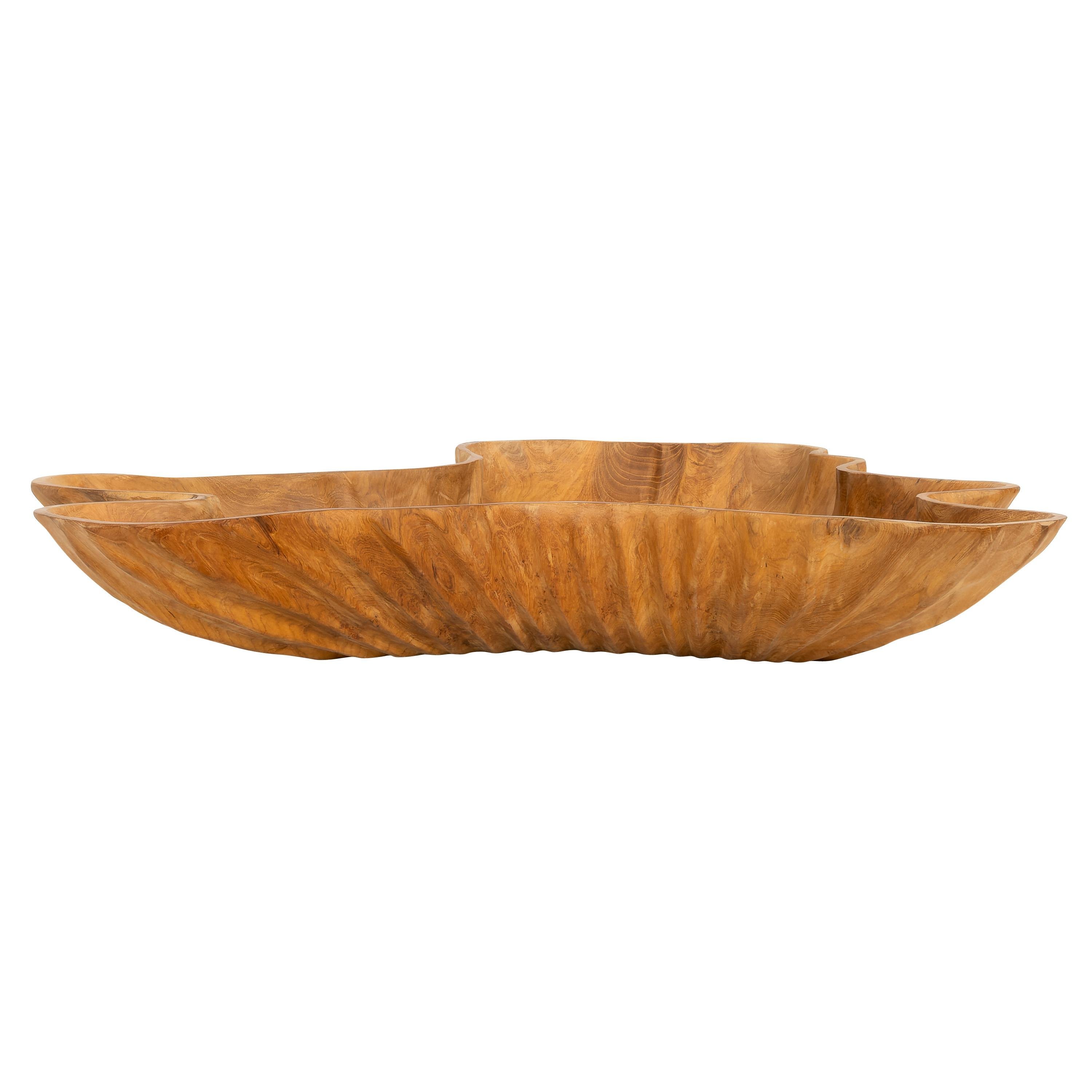Dekoratif Gondol Lotus Teak 50 cm x 60 cm x 10 cm