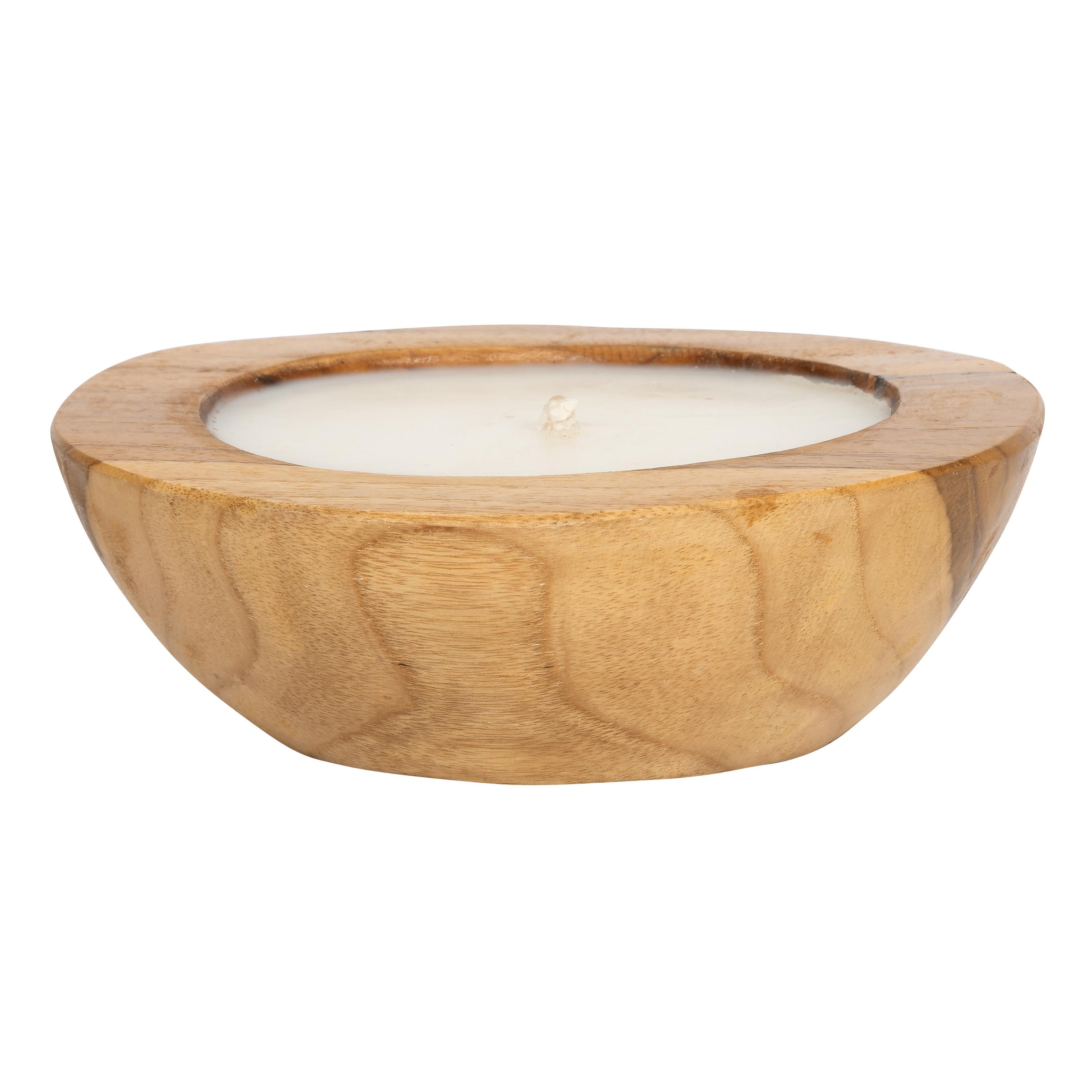 Dekoratif Mum Teak Kase Formu 18 cm x 18 cm x7 cm