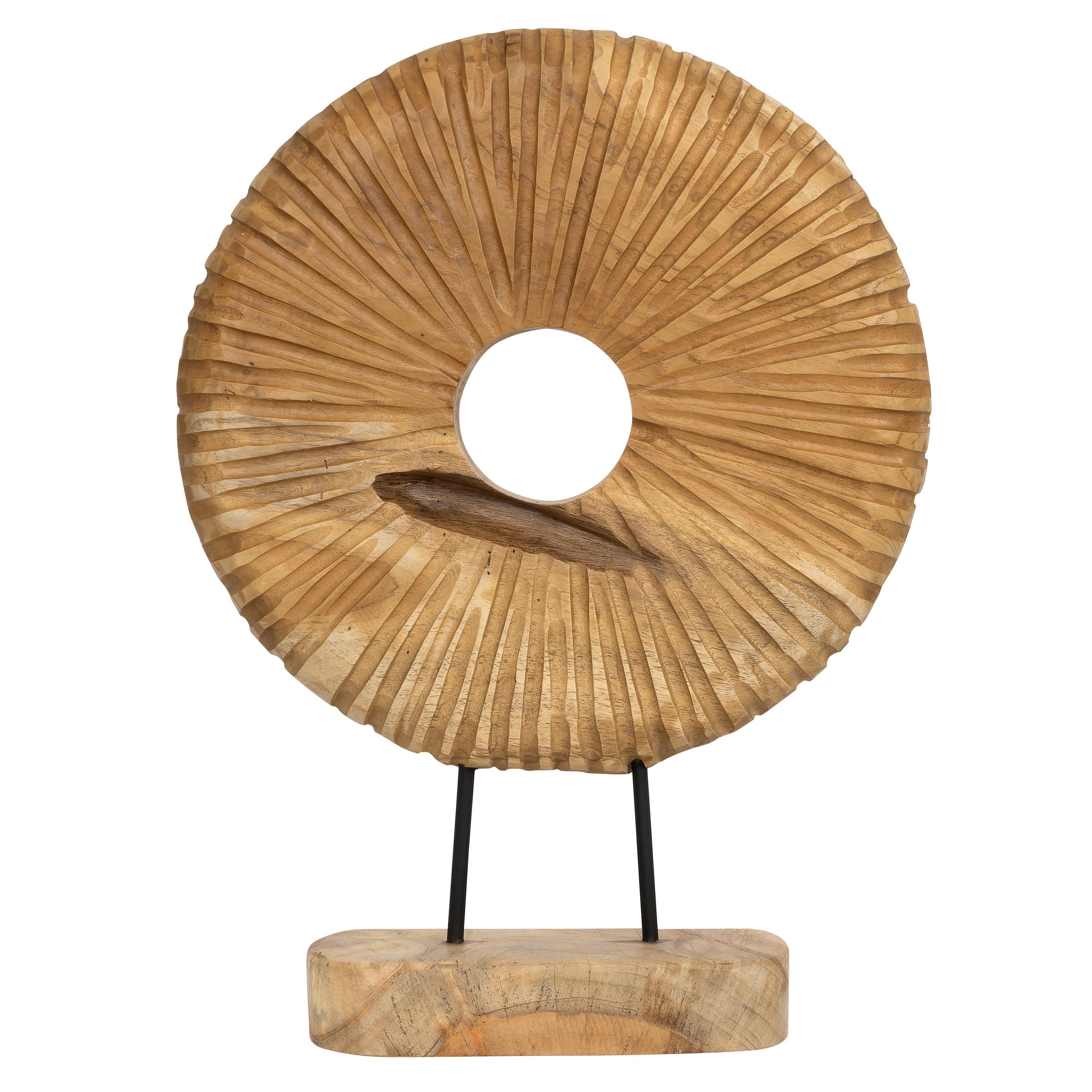 Dekoratif Standlı Aksesuar Teak 35 cm x 12 cm x 45 cm