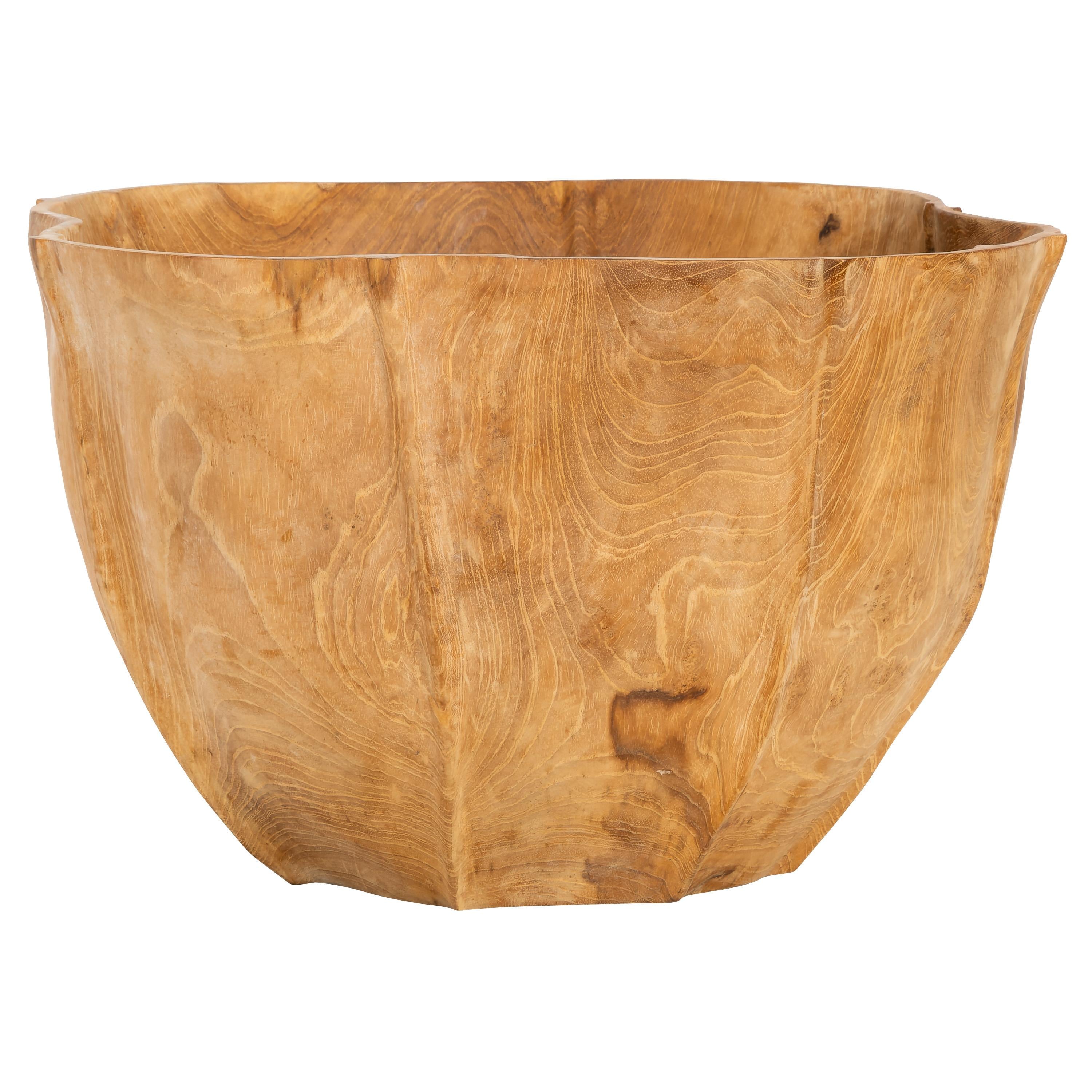 Gondol Teak Naturel D.30 cm  H.20 cm