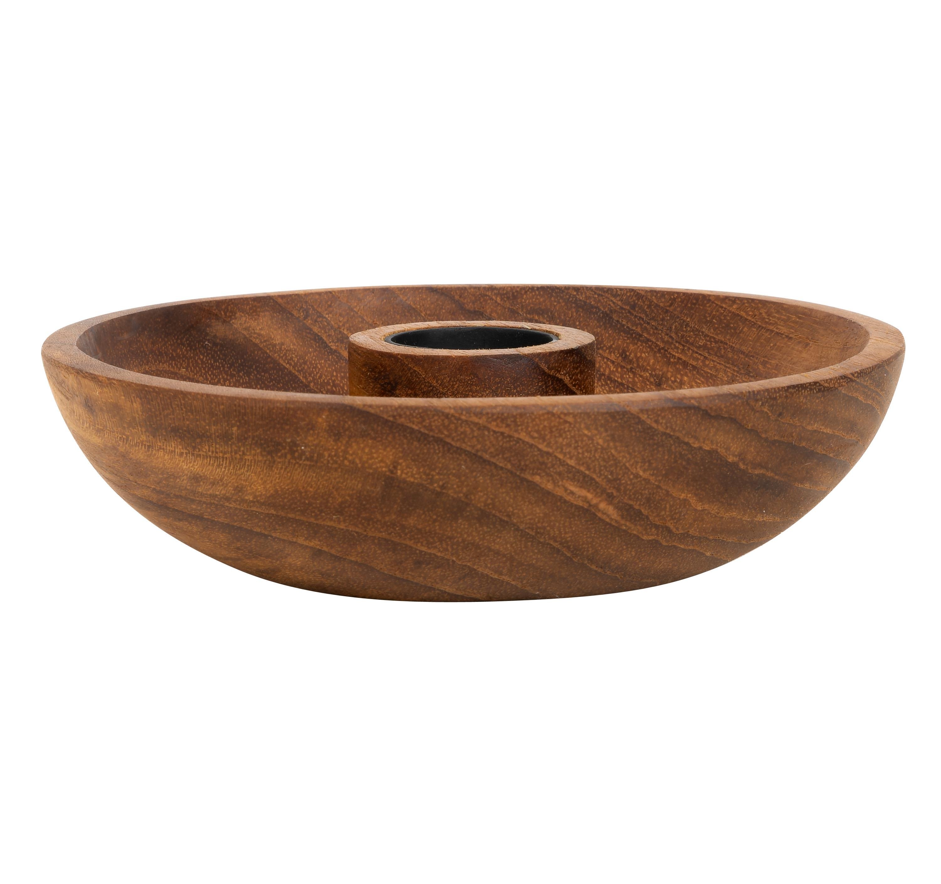 Mumluk  Teak Naturel  D.12 cm x H.3 cm