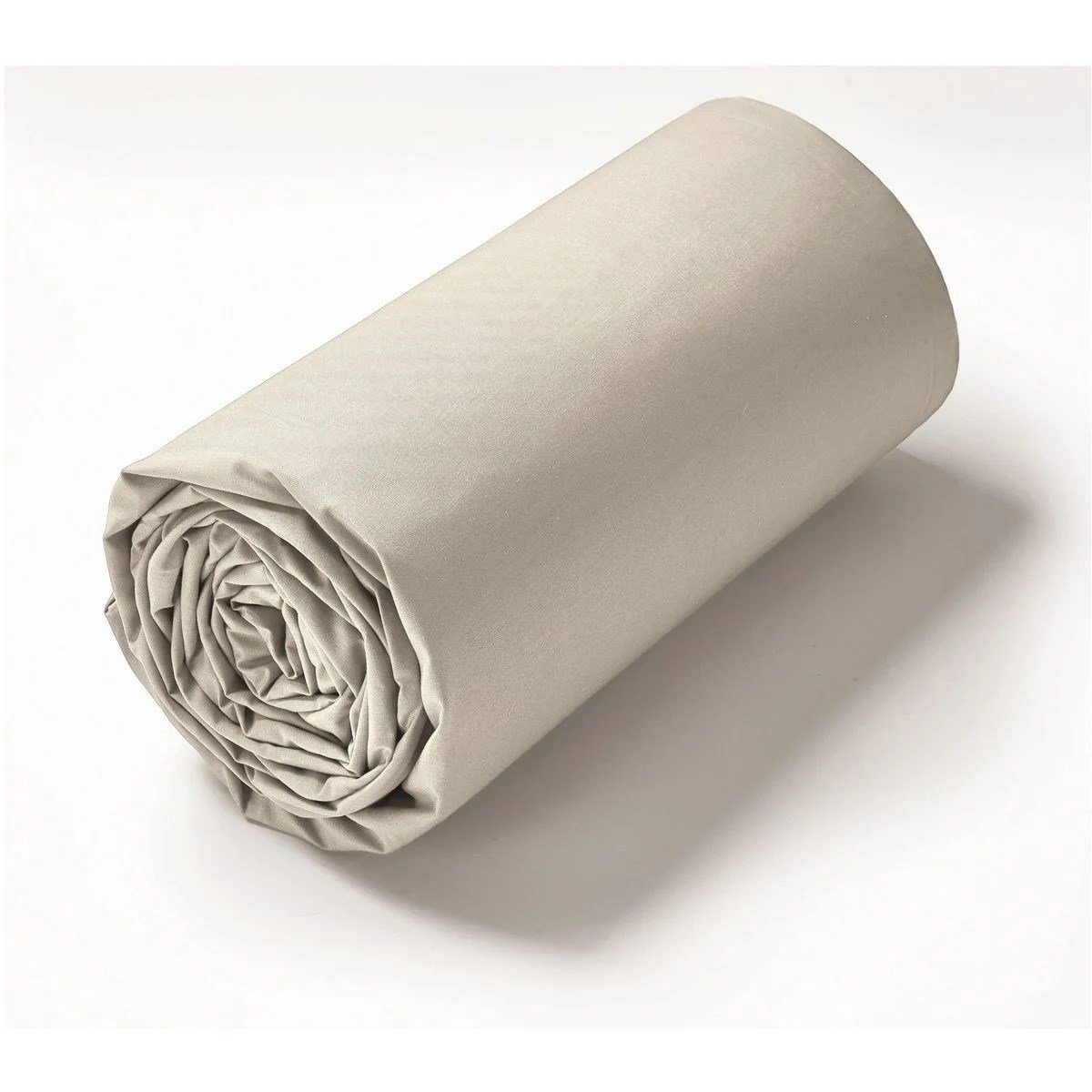 Maki Home Yüzde Yüz Pamuklu Bej 120x200+50x70 Tek Kişilik Lastikli Çarşaf Takımı