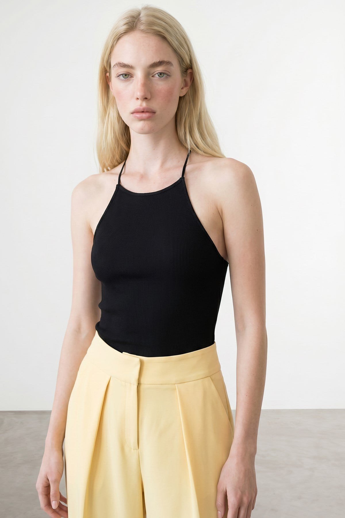 Nowle Askılı Kaşkorse Body Siyah