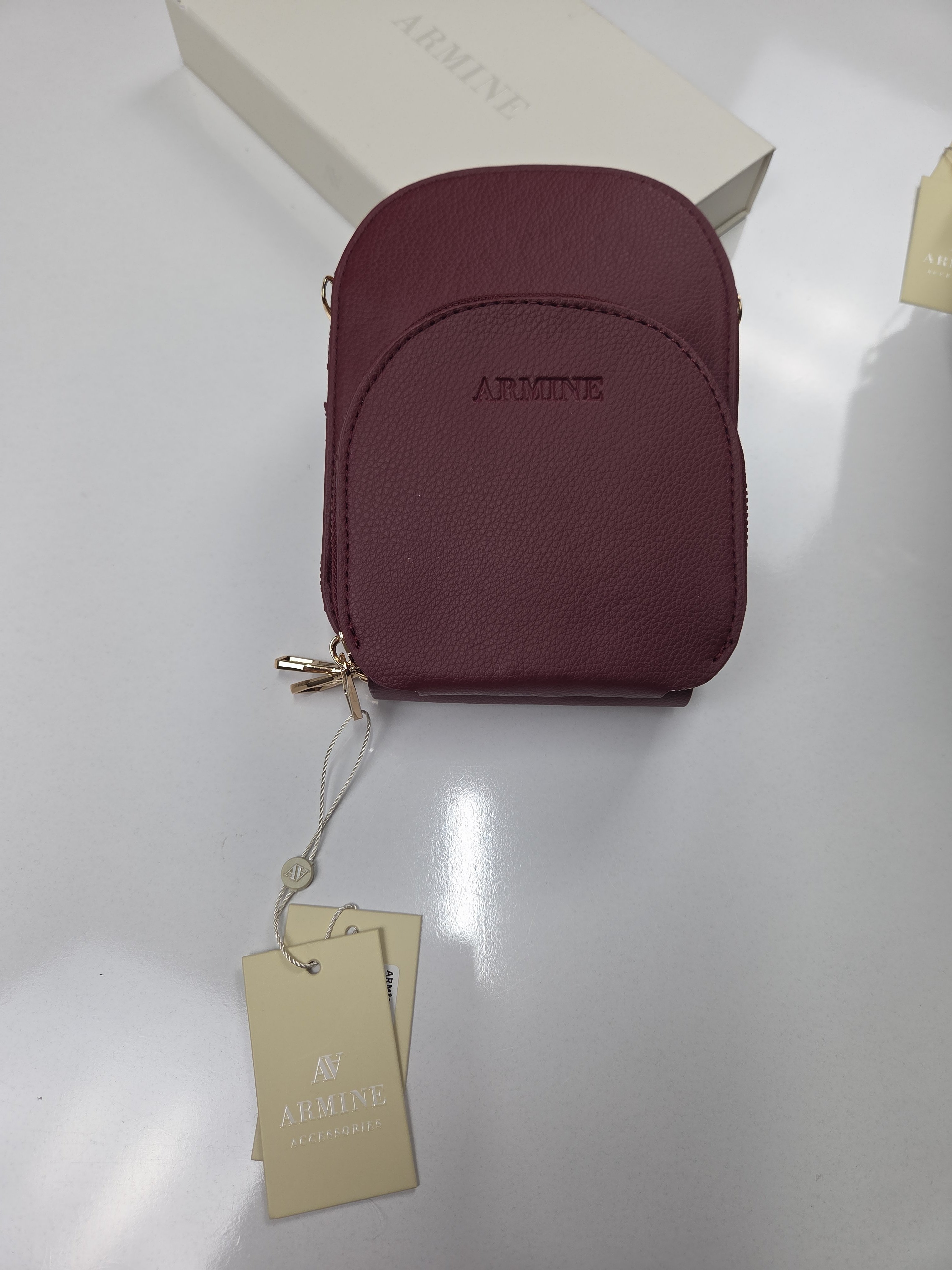 Armine  Cüzdan Çanta 384Pia Bordo
