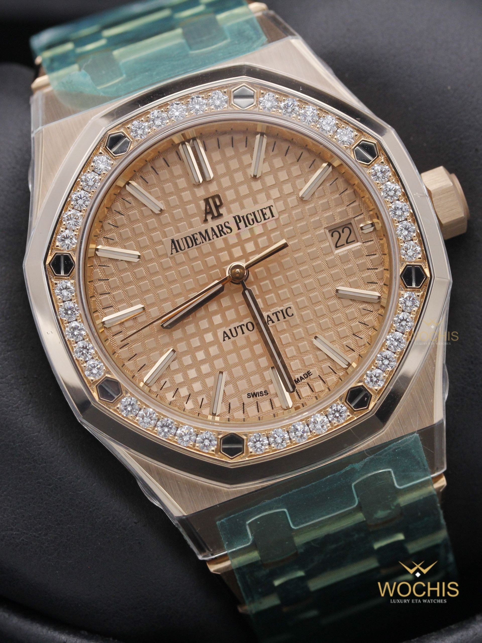 Audemars Piguet Royal Oak 15451or.zz.1256or.03-5761 (Rose Gold - 37 - Rose Gold)