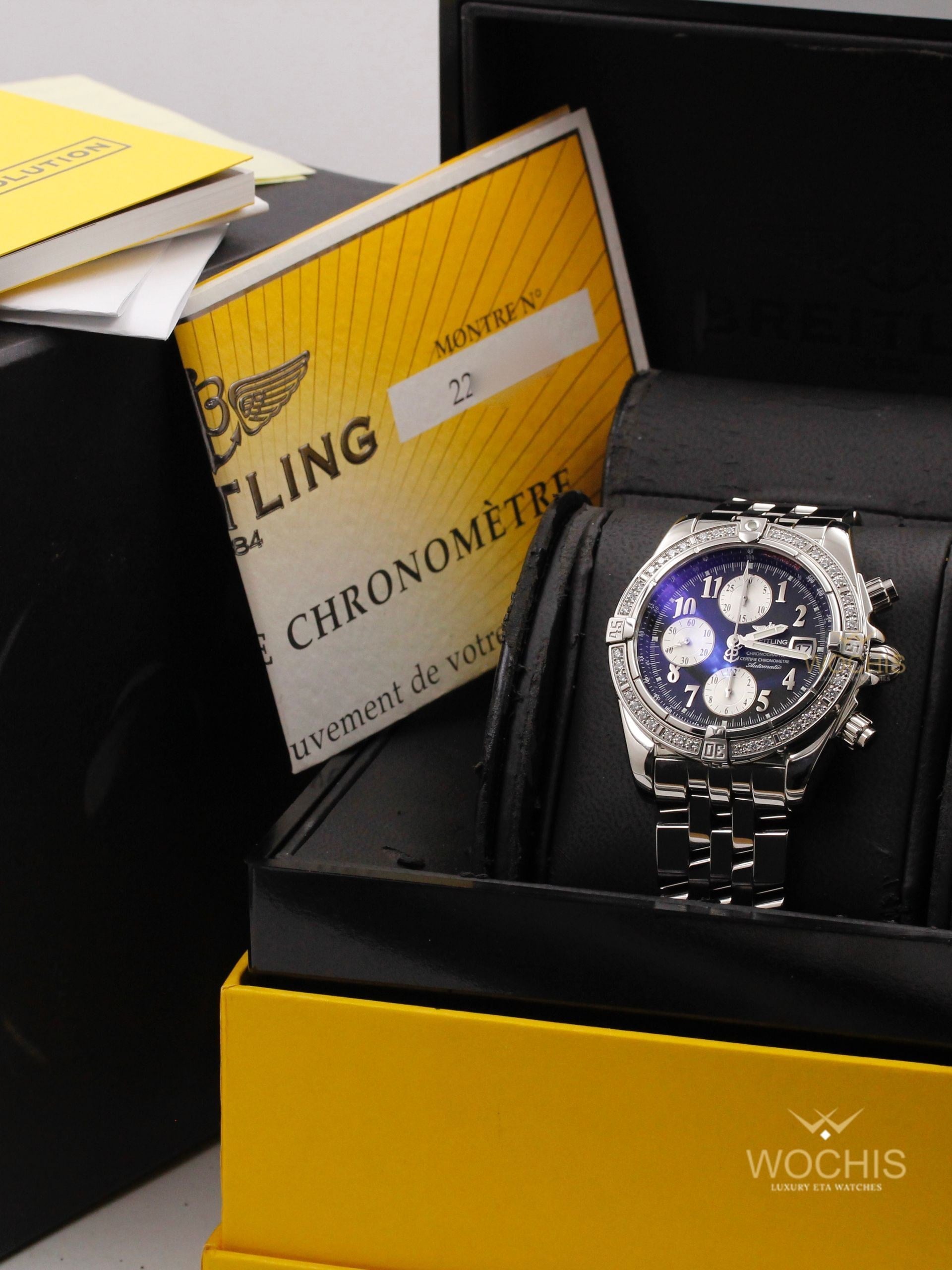 Breitling Chronomat Evolution A1335653-3765 (Stainless Steel - 44 - Black Dial)