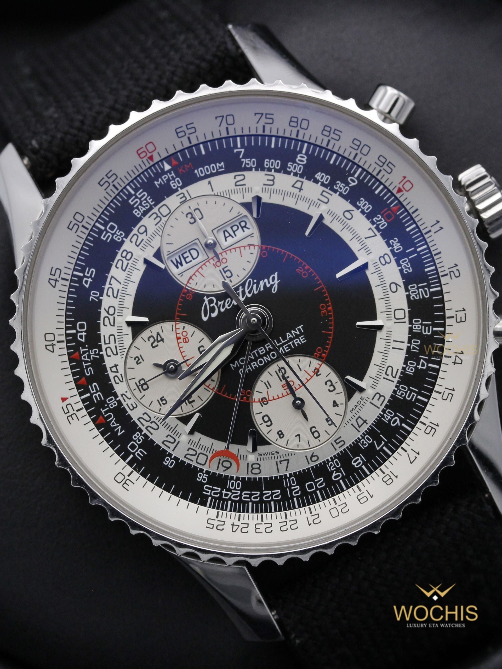 Breitling Navitimer Montbrillant Datora A12330-5018 (Stainless Steel - 43 - Black)