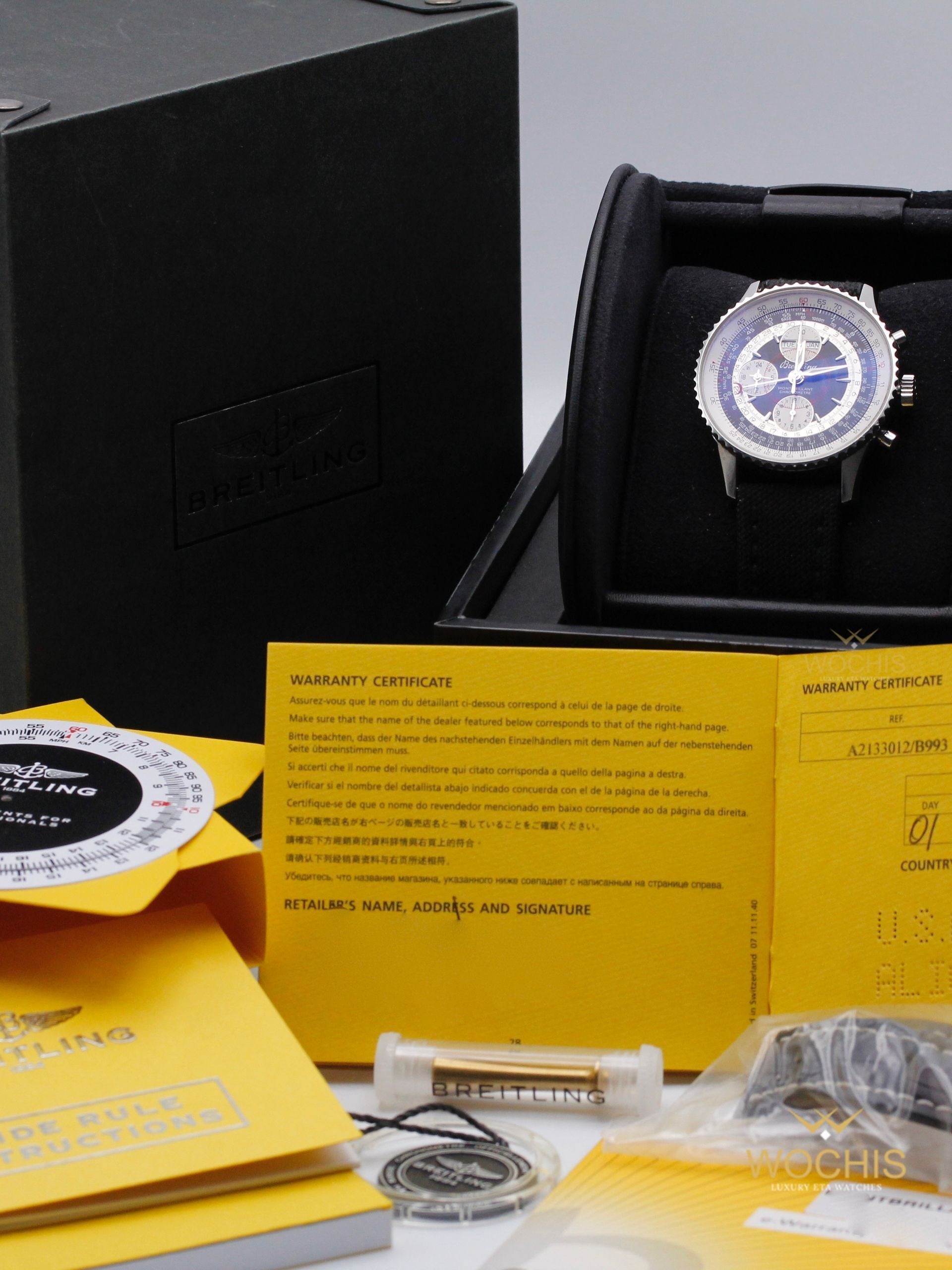 Breitling Navitimer Montbrillant Datora A12330-5018 (Stainless Steel - 43 - Black)