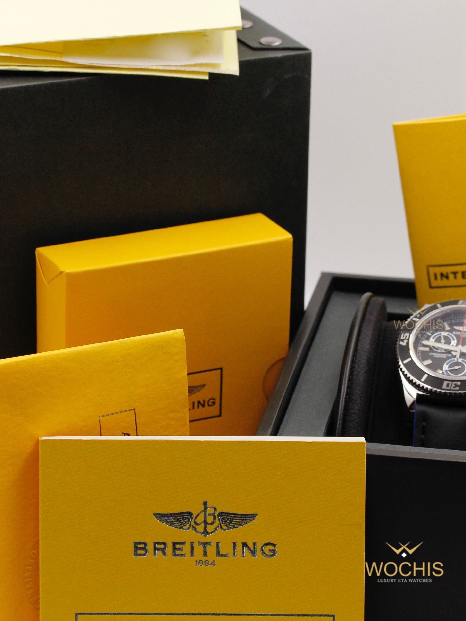 Breitling Superocean Chronograph Quartz A73310-2665 (Stainless Steel - 46 - Black)