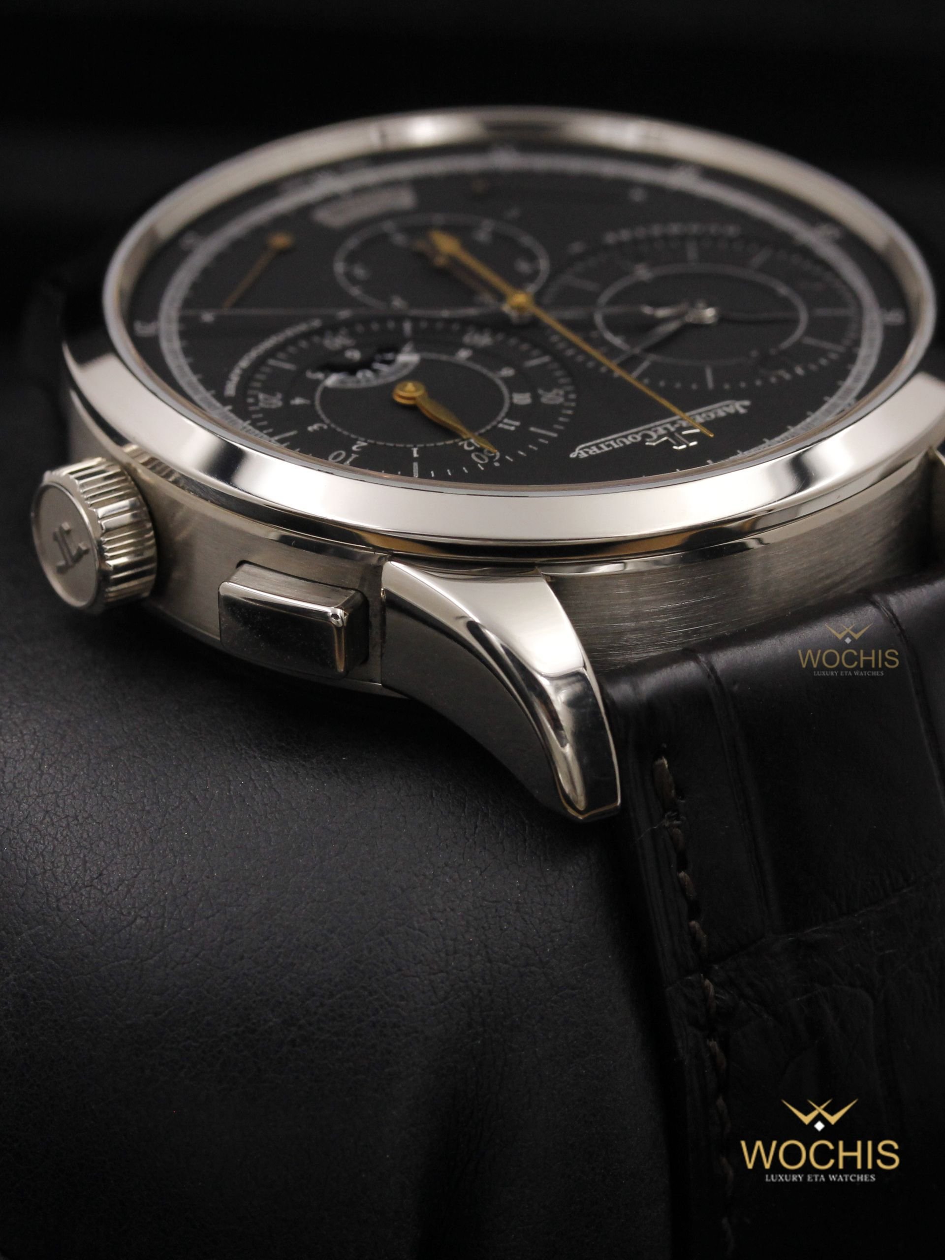 Jaeger Lecoultre Duometre A Chronographe Q6013470-4816 (White Gold - 42 - Black)
