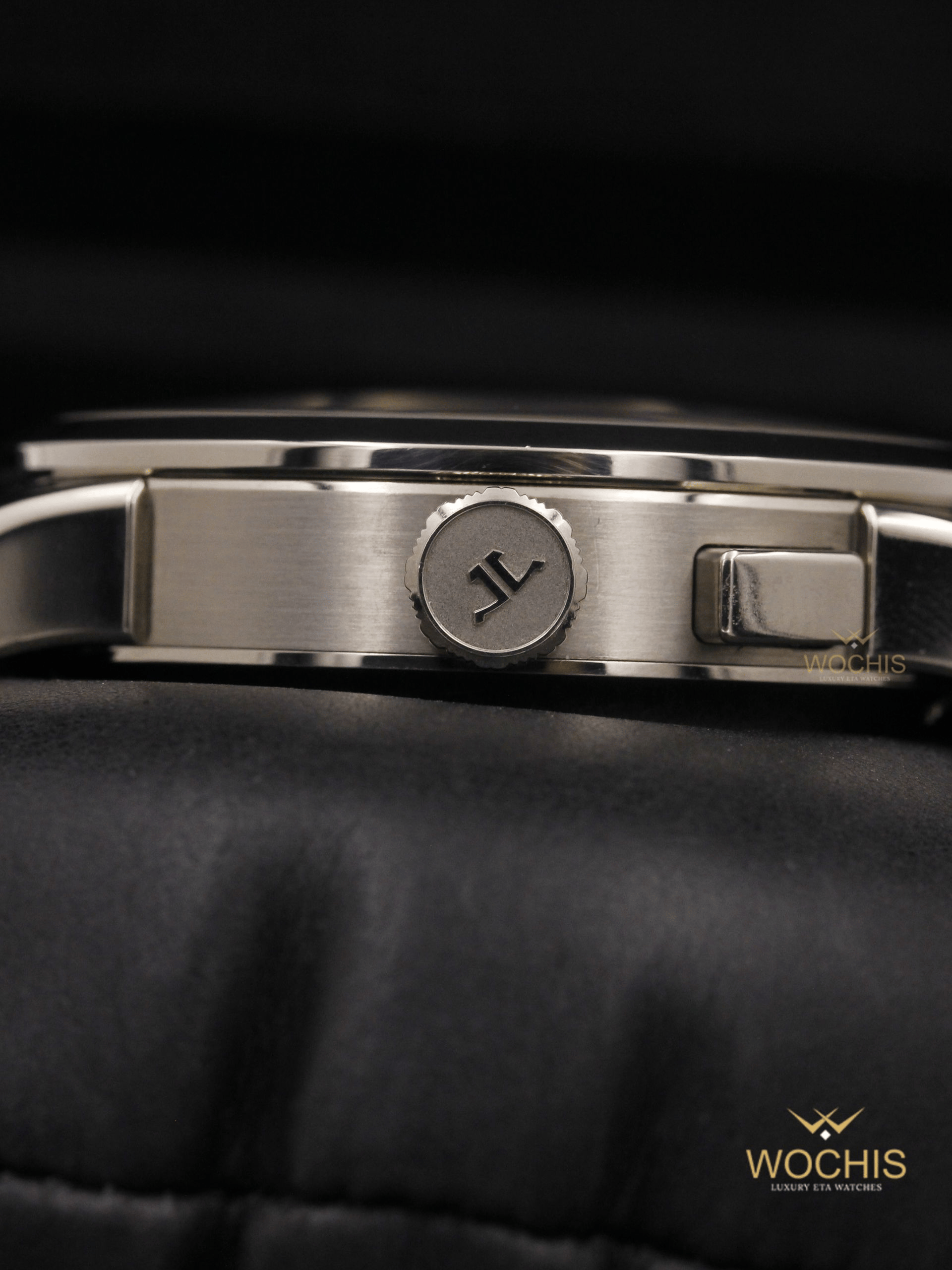 Jaeger Lecoultre Duometre A Chronographe Q6013470-4816 (White Gold - 42 - Black)