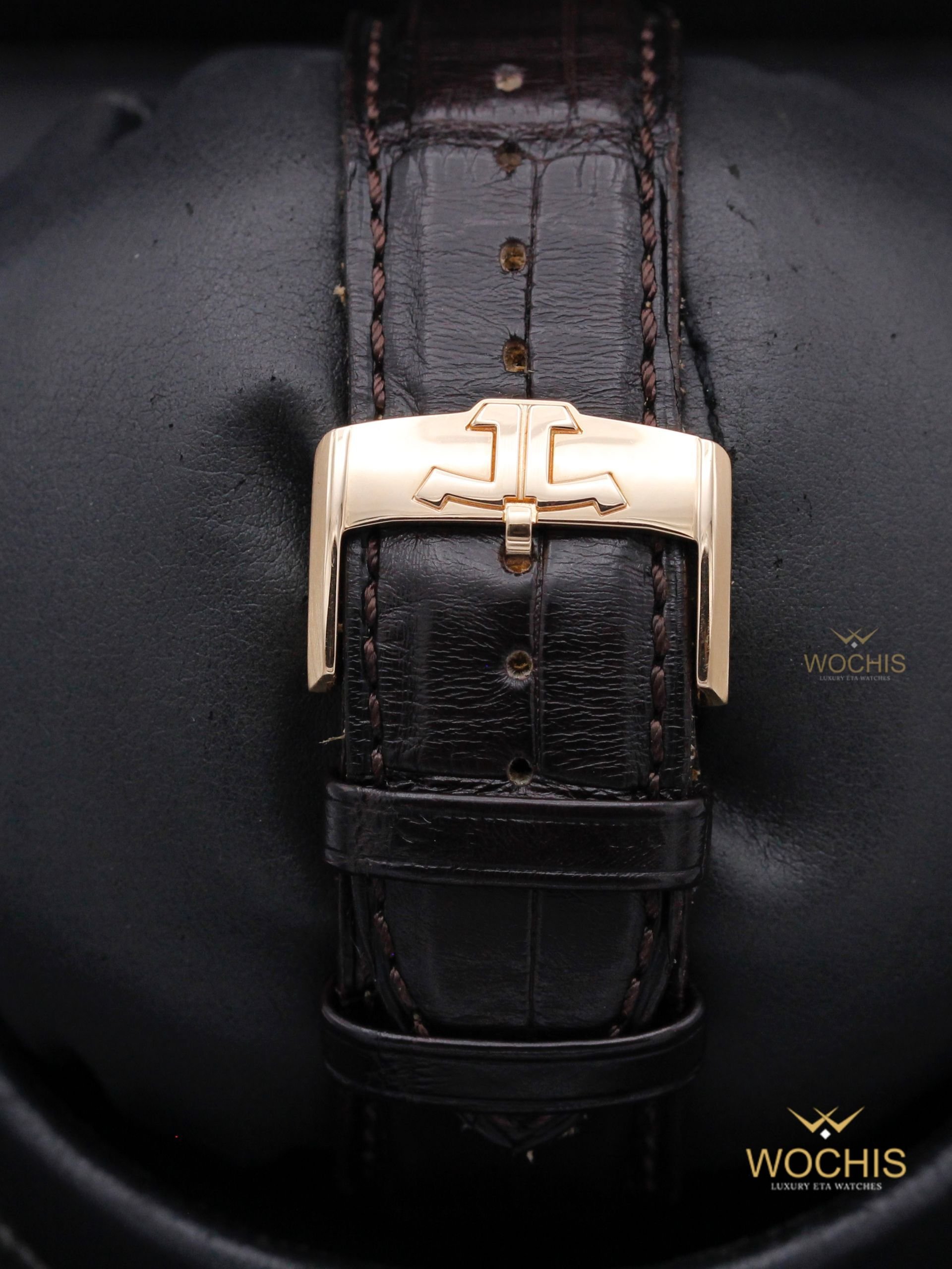 Jaeger Lecoultre Duometre Unique Travel Time Q6062520-5524 (Rose Gold - 42 - Silver)
