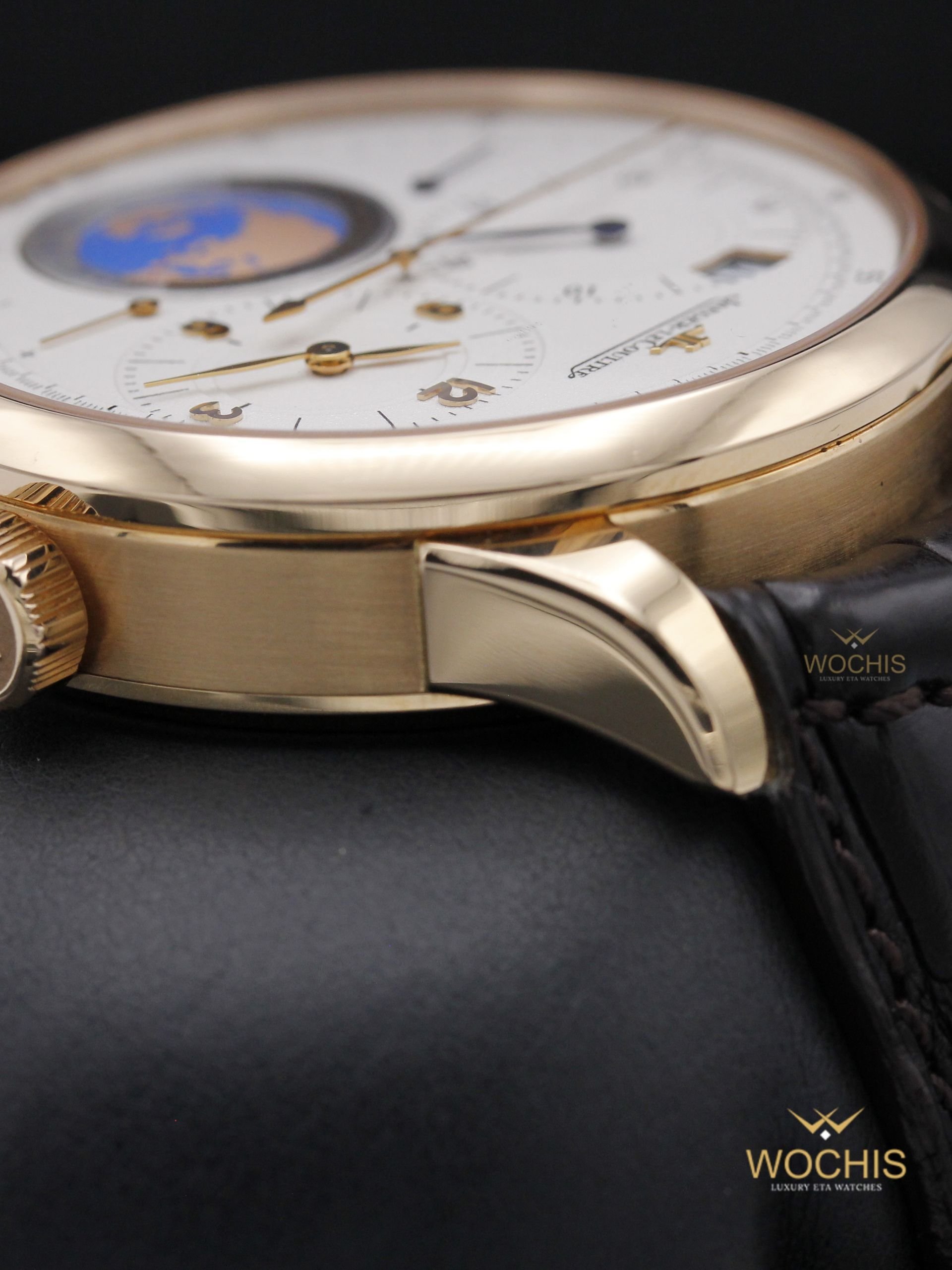 Jaeger Lecoultre Duometre Unique Travel Time Q6062520-5524 (Rose Gold - 42 - Silver)