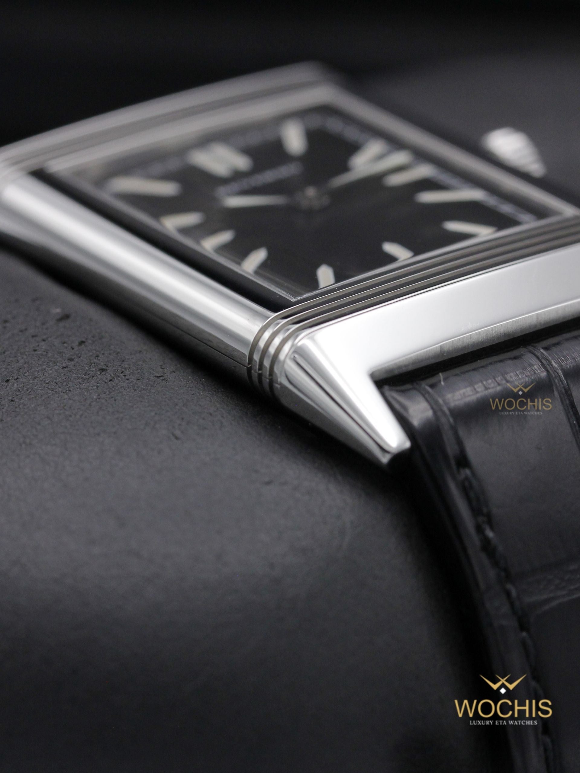 Jaeger Lecoultre Grande Reverso Ultra Thin Tribute To 1931 Q2788570-6261 (Stainless Steel - 46 - Black)