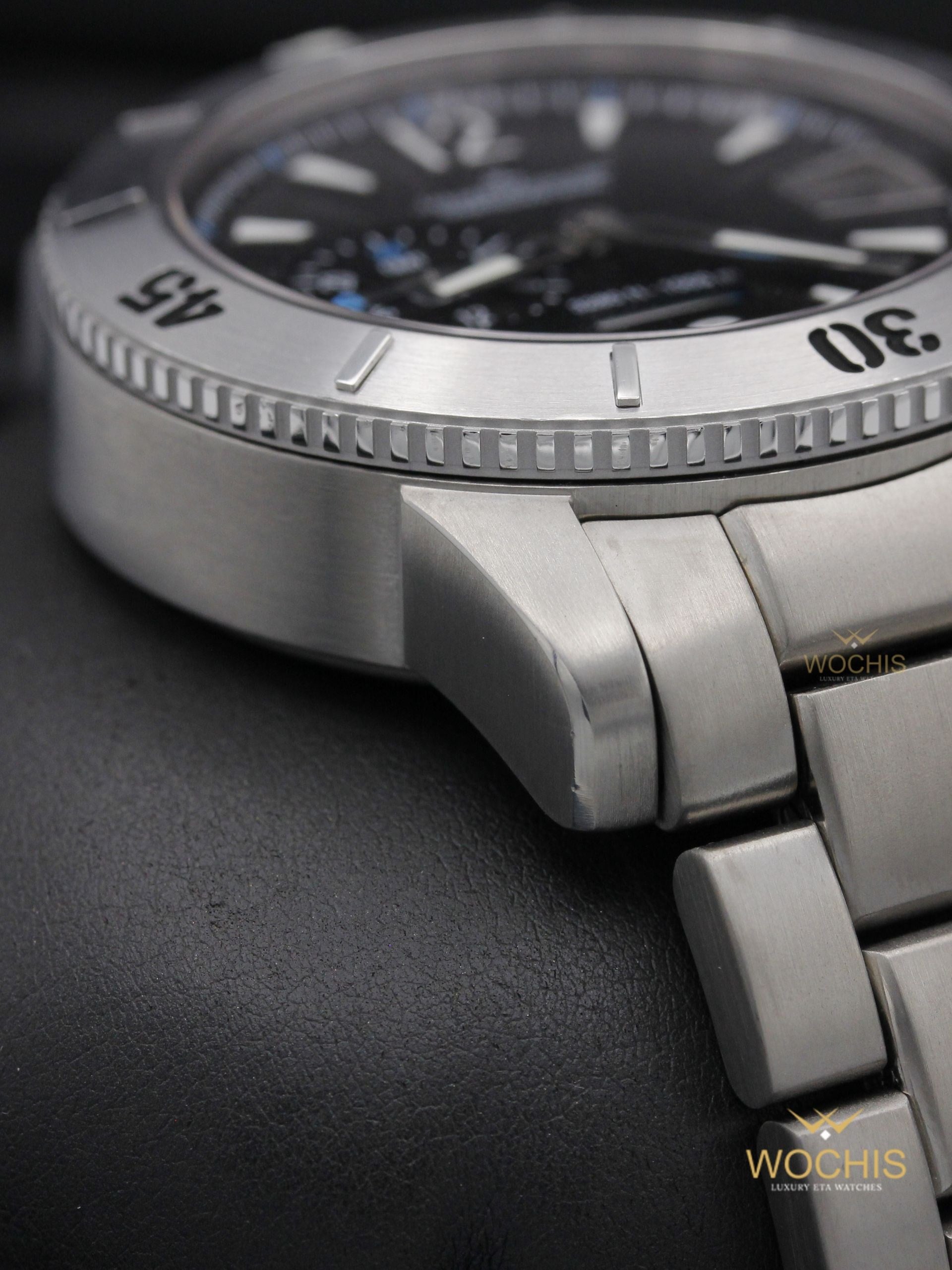 Jaeger Lecoultre Master Compressor Diving Gmt Q187t170-6631 (Titanium - 44 - Black)