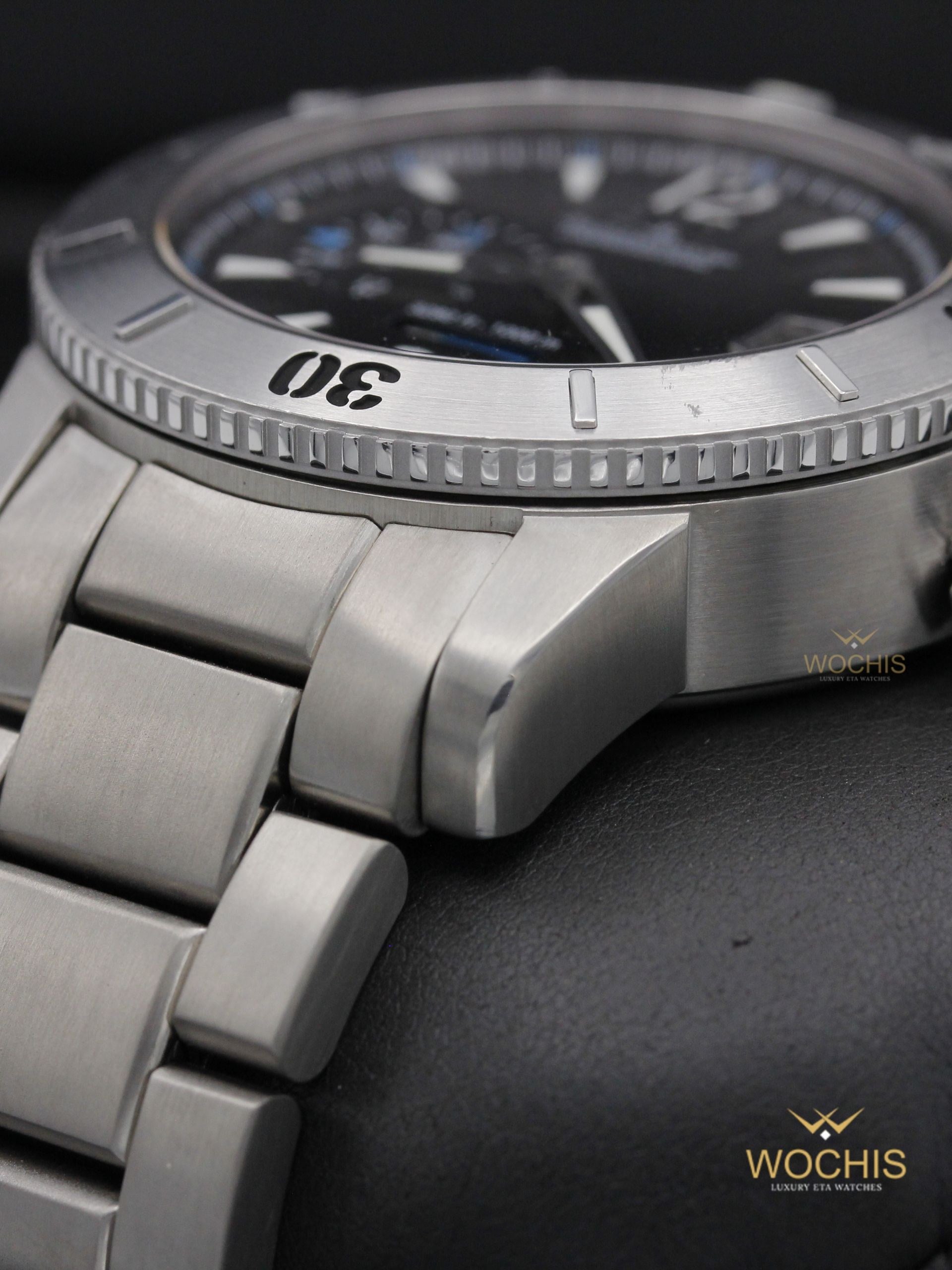Jaeger Lecoultre Master Compressor Diving Gmt Q187t170-6631 (Titanium - 44 - Black)