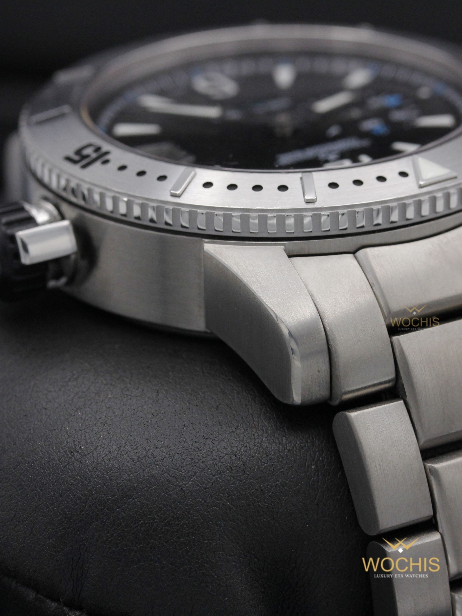 Jaeger Lecoultre Master Compressor Diving Gmt Q187t170-6631 (Titanium - 44 - Black)