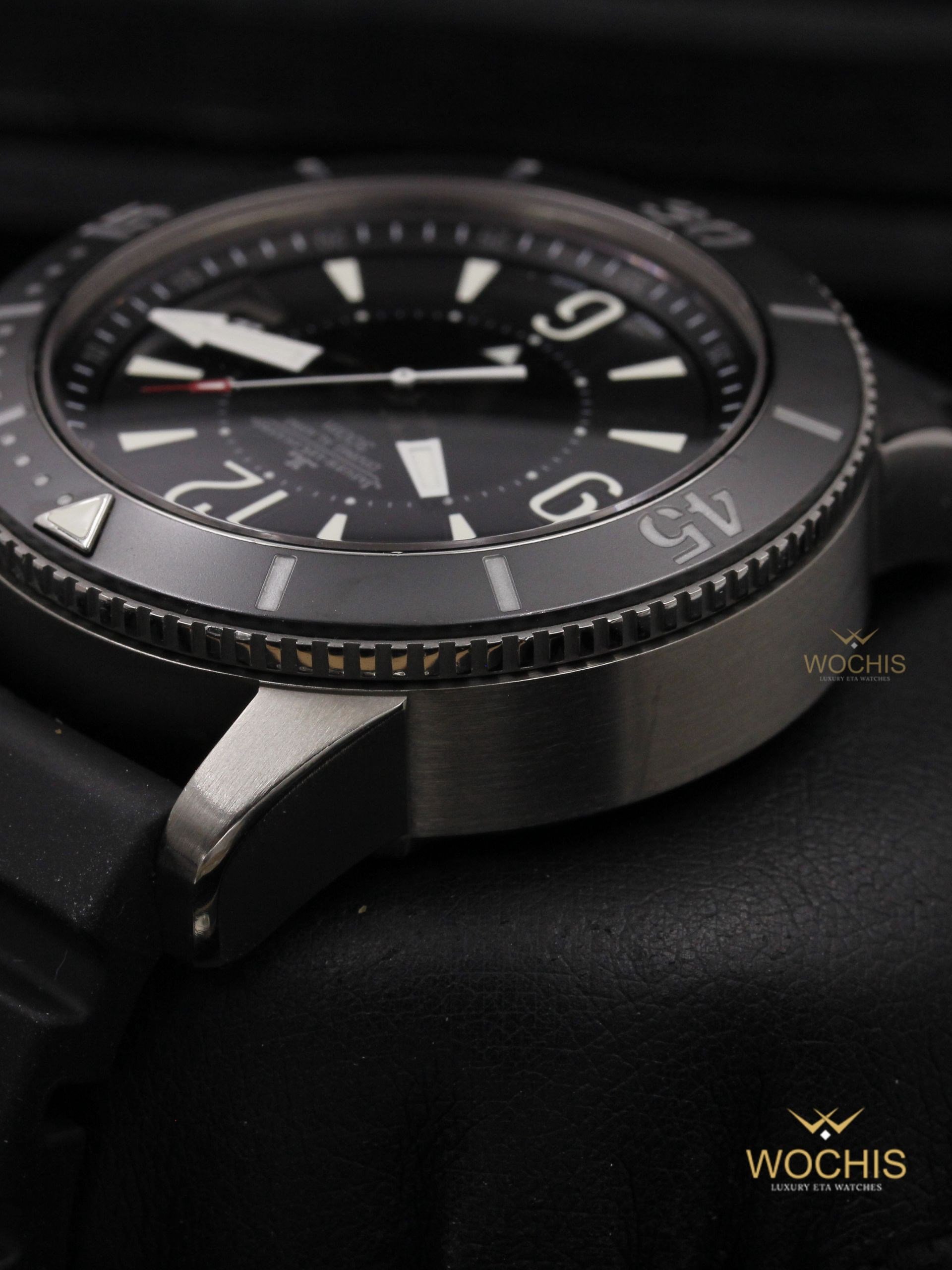 Jaeger Lecoultre Master Compressor Navy Seals Alarm Q183t670-3962 (Titanium - 44 - Carbon Fiber)