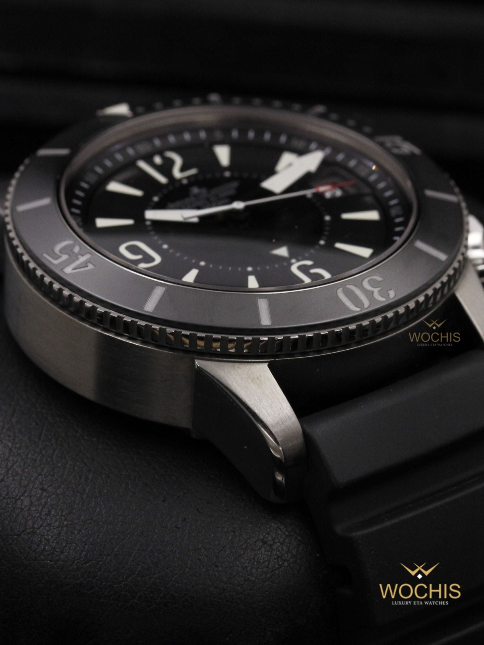 Jaeger Lecoultre Master Compressor Navy Seals Alarm Q183t670-3962 (Titanium - 44 - Carbon Fiber)