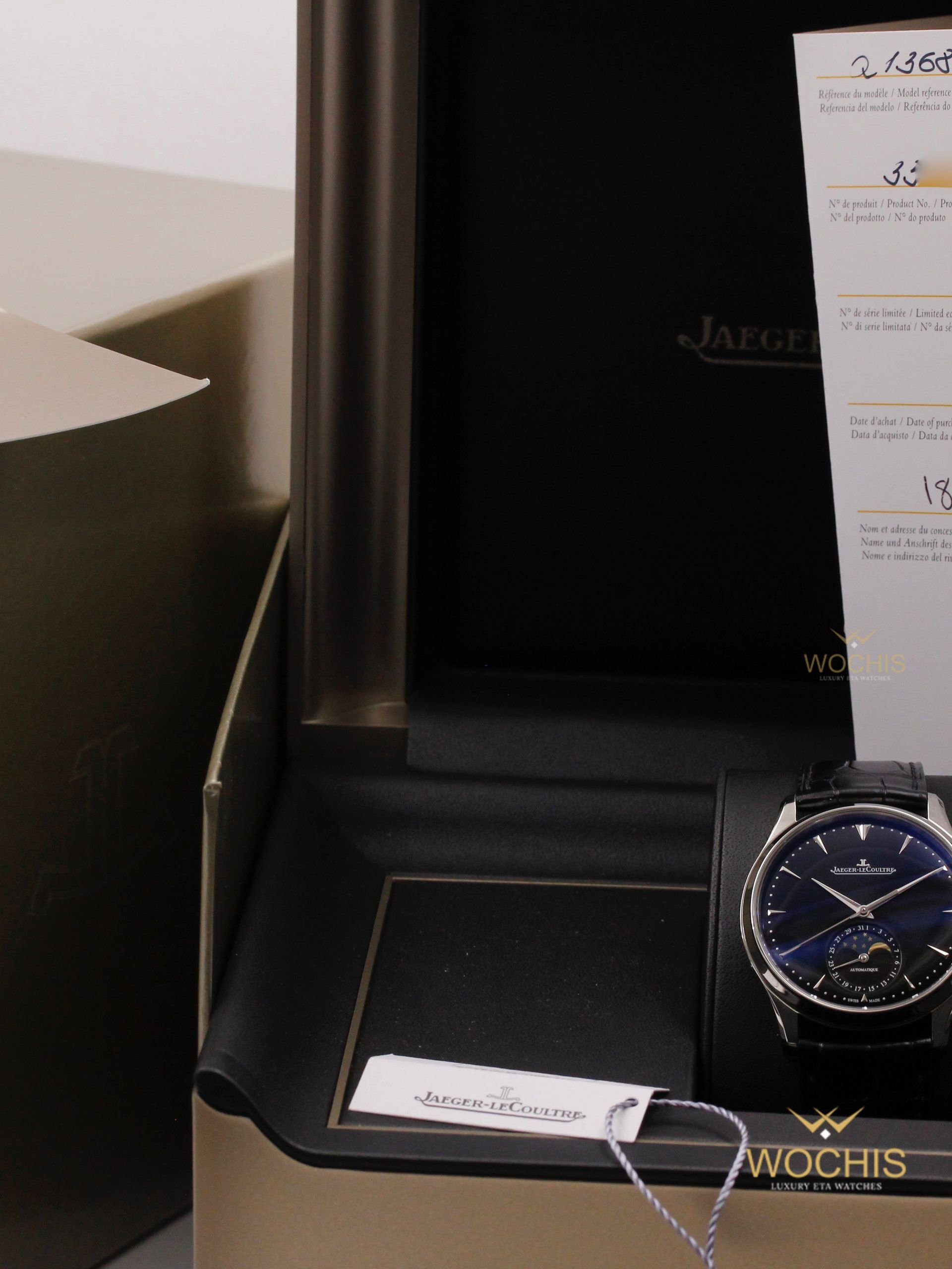 Jaeger Lecoultre Master Control Q1368470-3295 (Stainless Steel - 39 - Black)