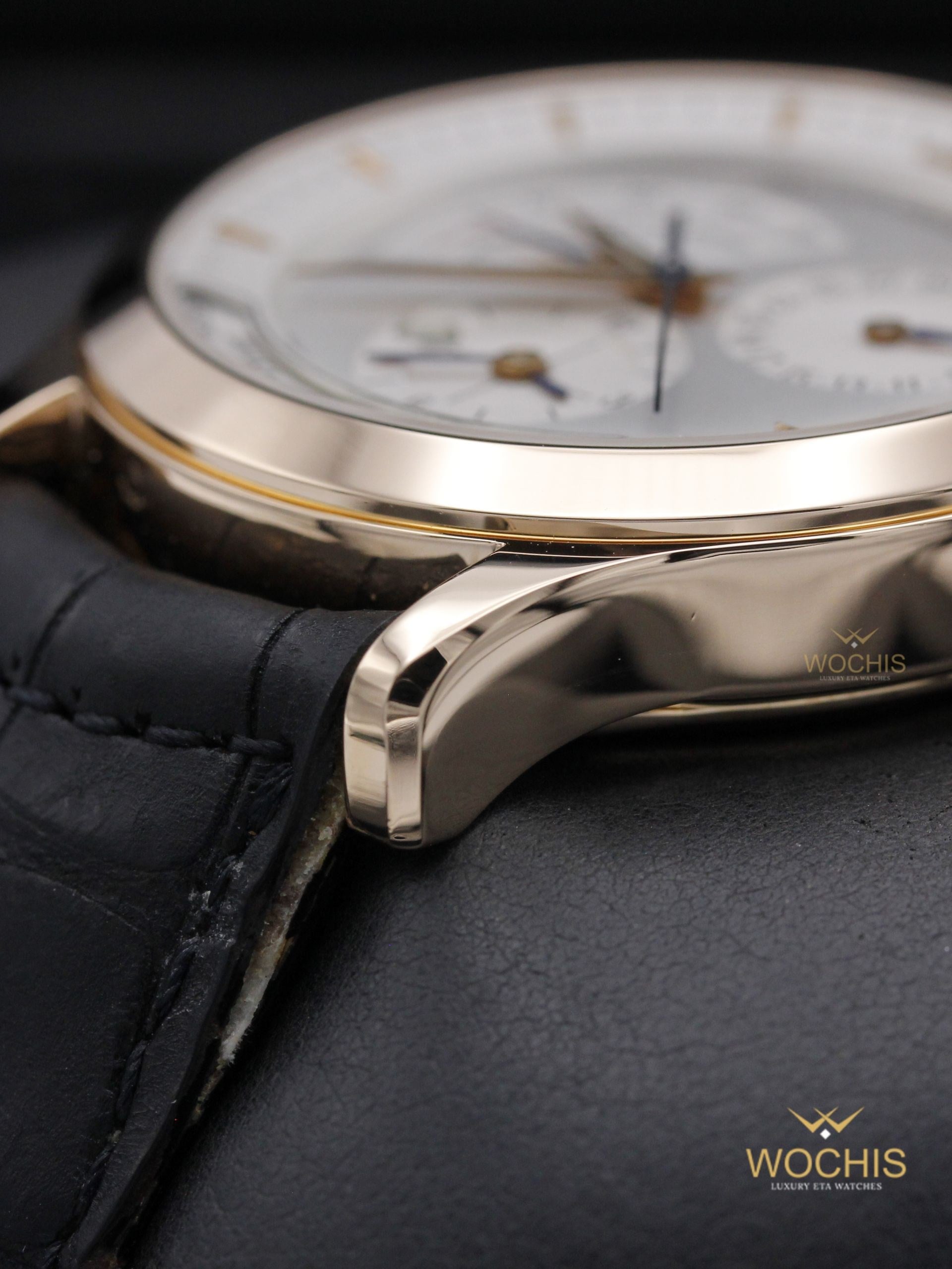 Jaeger Lecoultre Master Geographic World Time 142.2.92-5349 (Rose Gold - 38 - Silver)