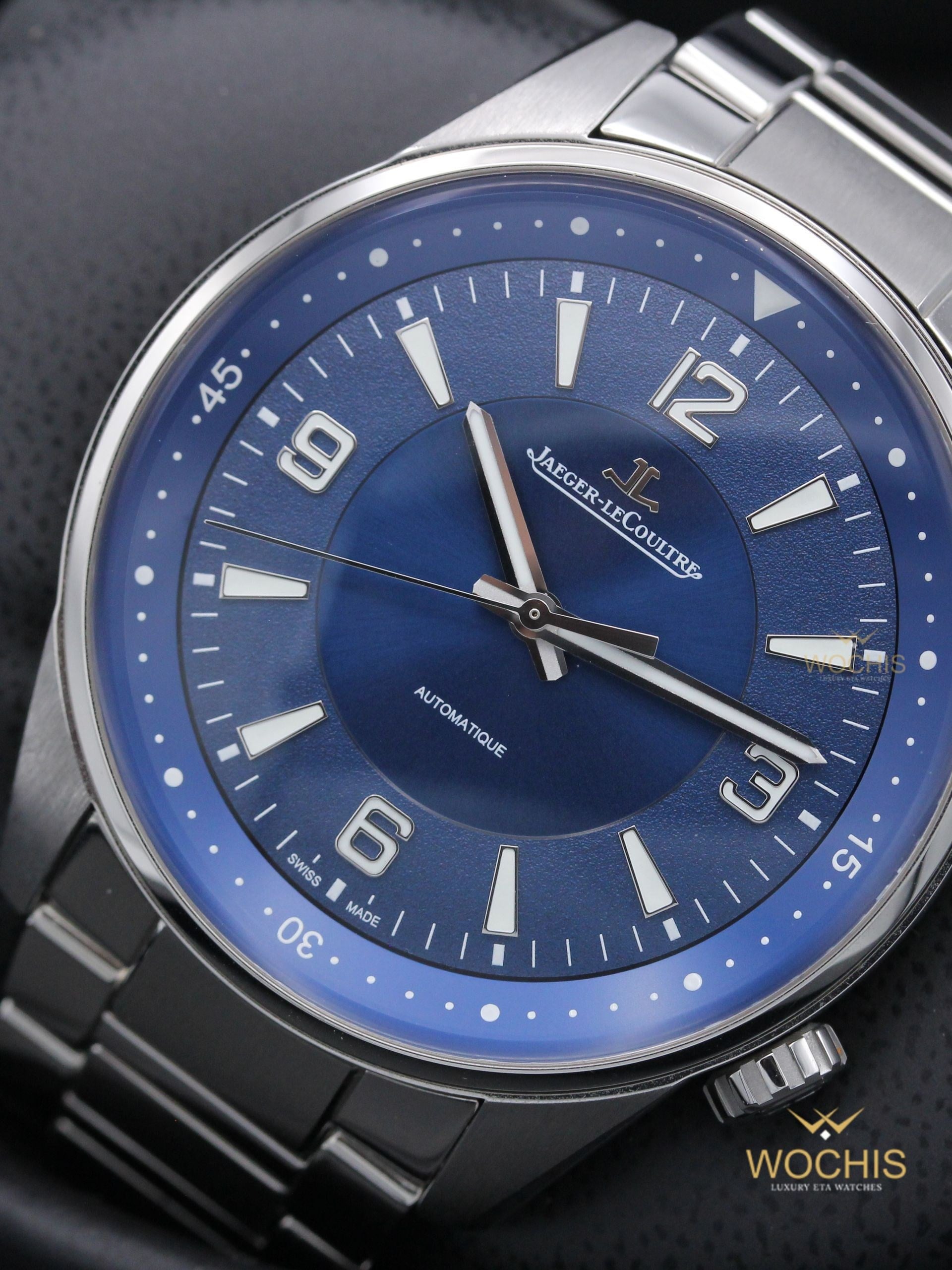 Jaeger LeCoultre Polaris Q9008180-7923 (Stainels Stee - 41 - Blue)