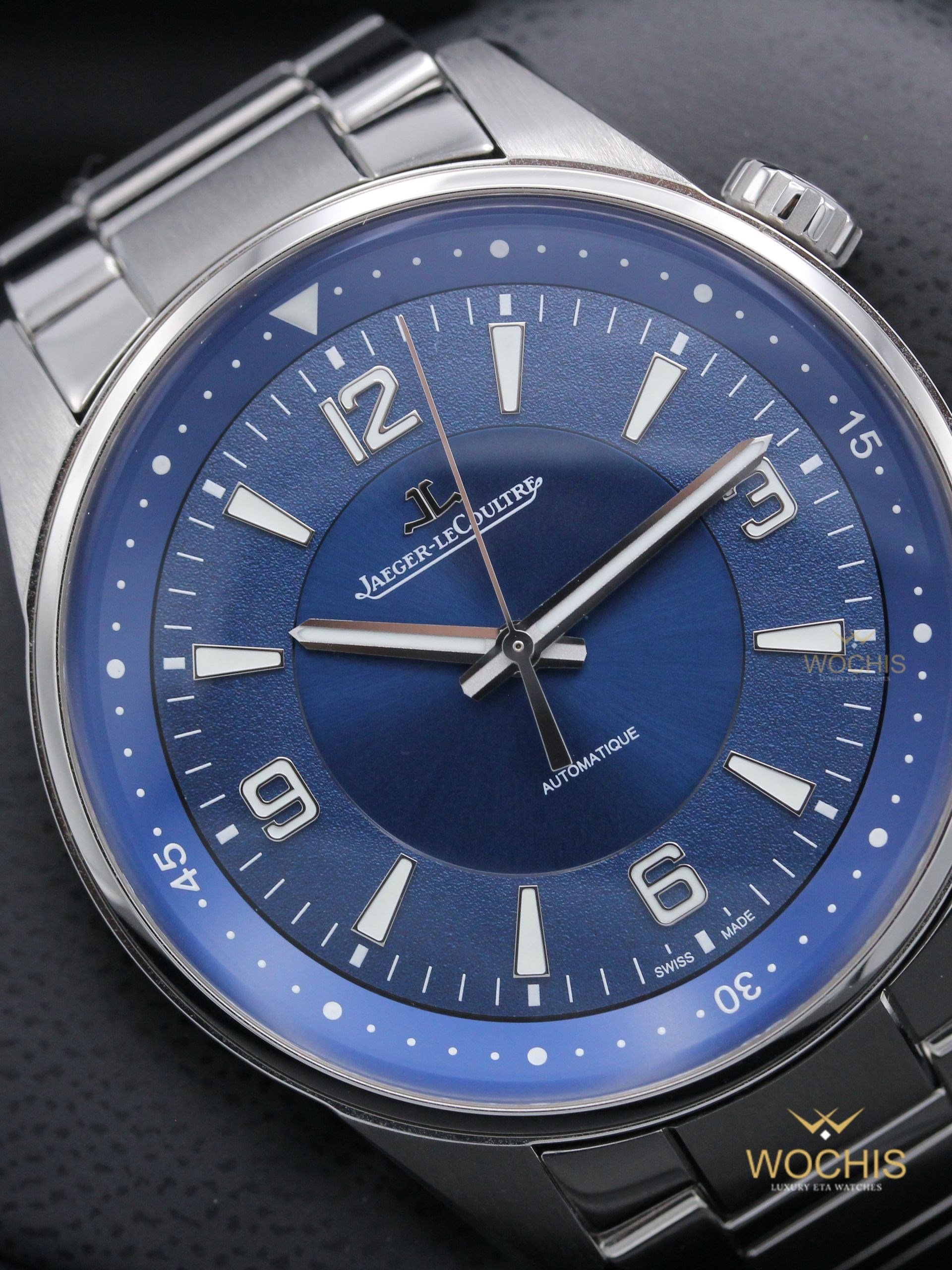 Jaeger LeCoultre Polaris Q9008180-7923 (Stainels Stee - 41 - Blue)