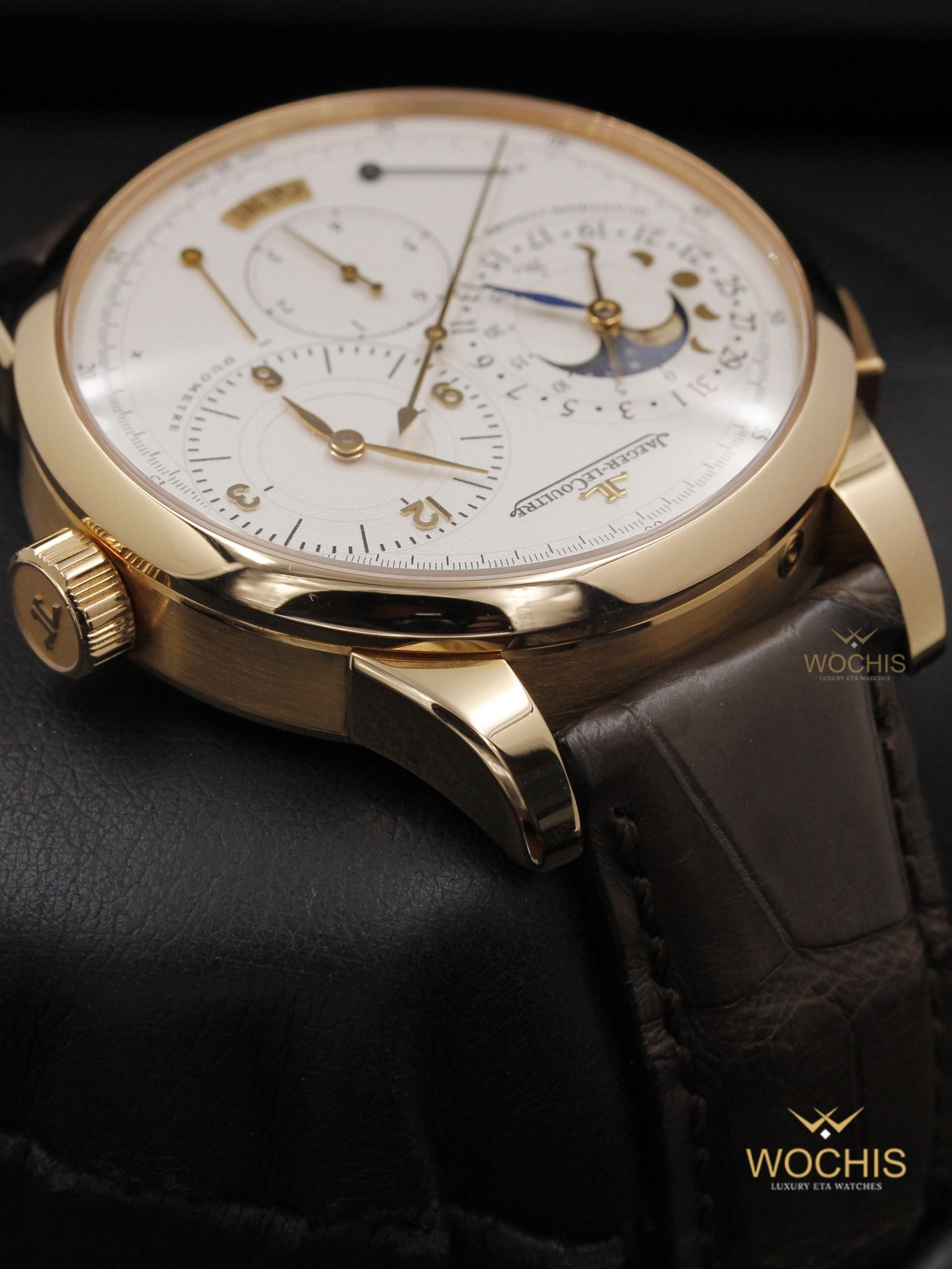 Jaeger Lecoultre Quantieme Lunaire Duometre Q6042521-2611 (Rose Gold - 40)
