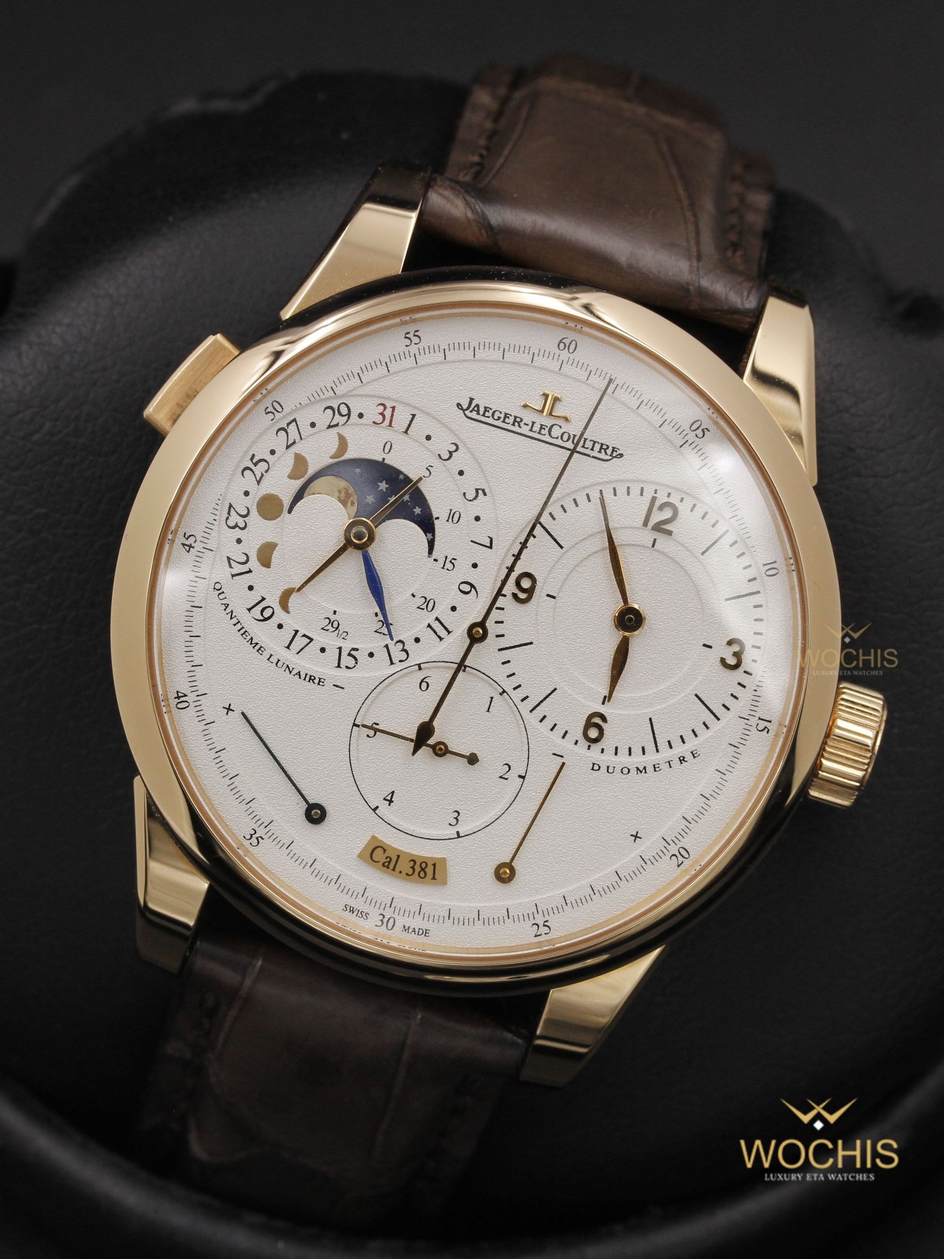 Jaeger Lecoultre Quantieme Lunaire Duometre Q6042521-2611 (Rose Gold - 40)