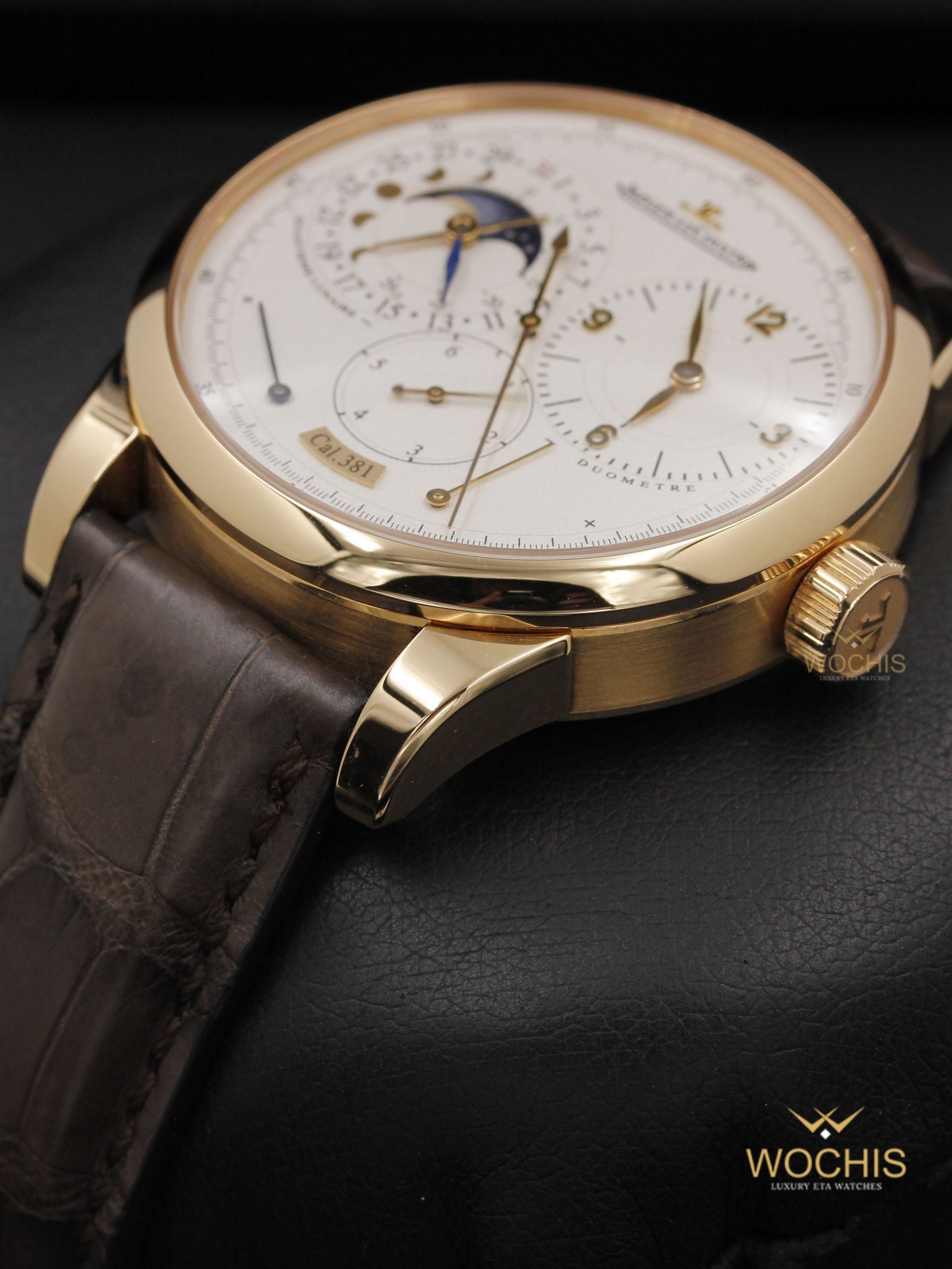 Jaeger Lecoultre Quantieme Lunaire Duometre Q6042521-2611 (Rose Gold - 40)