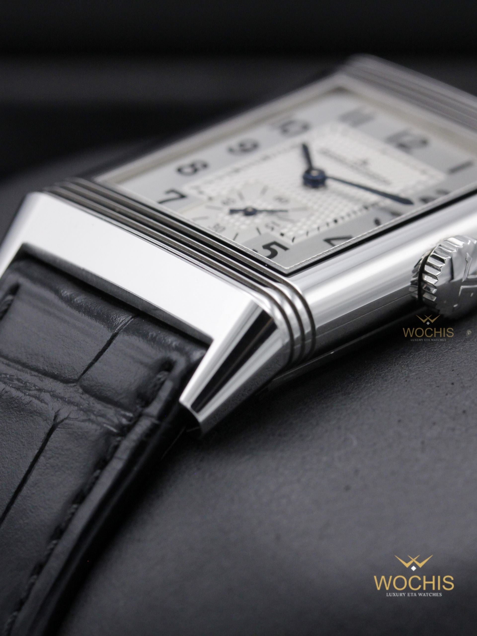 Jaeger Lecoultre Reverso Classic Sub Seconds Q3858520-5727 (Stainless Steel - 45 - Silver)