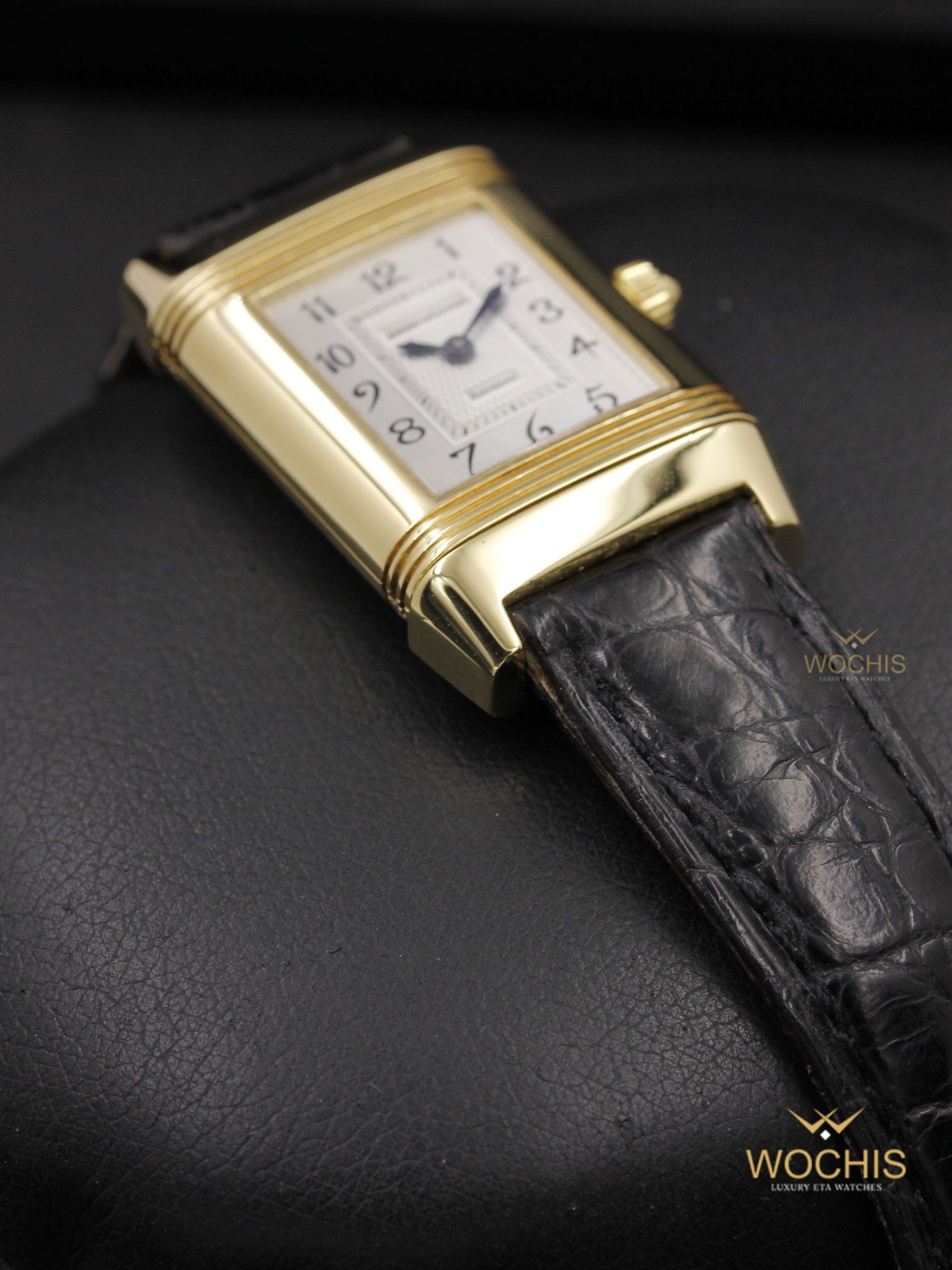 Jaeger Lecoultre Reverso Duetto Q2661410-2749 (Yellow Gold - 30 - White Mother of Pearl - Silver)