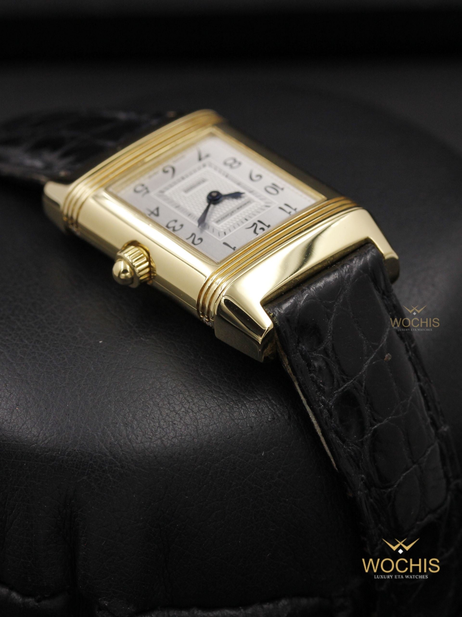 Jaeger Lecoultre Reverso Duetto Q2661410-2749 (Yellow Gold - 30 - White Mother of Pearl - Silver)