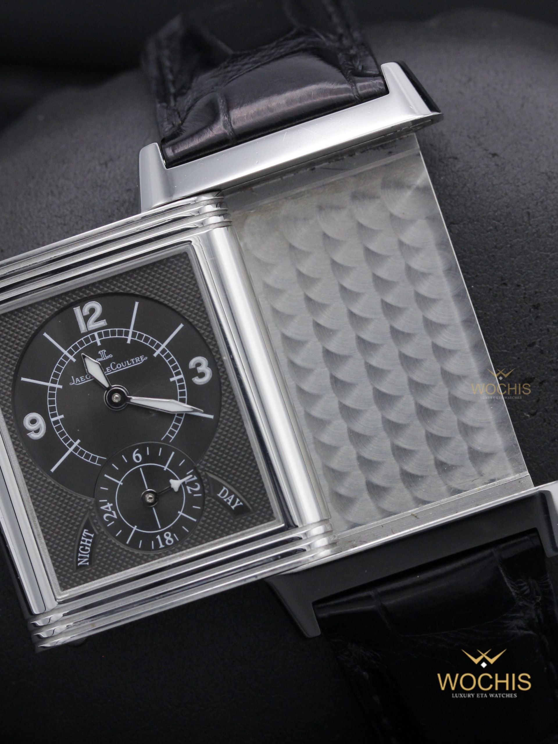 Jaeger LeCoultre Reverso Duo Day Night 272.8.51-7331 (Stainless Steel - 42 - Silver)