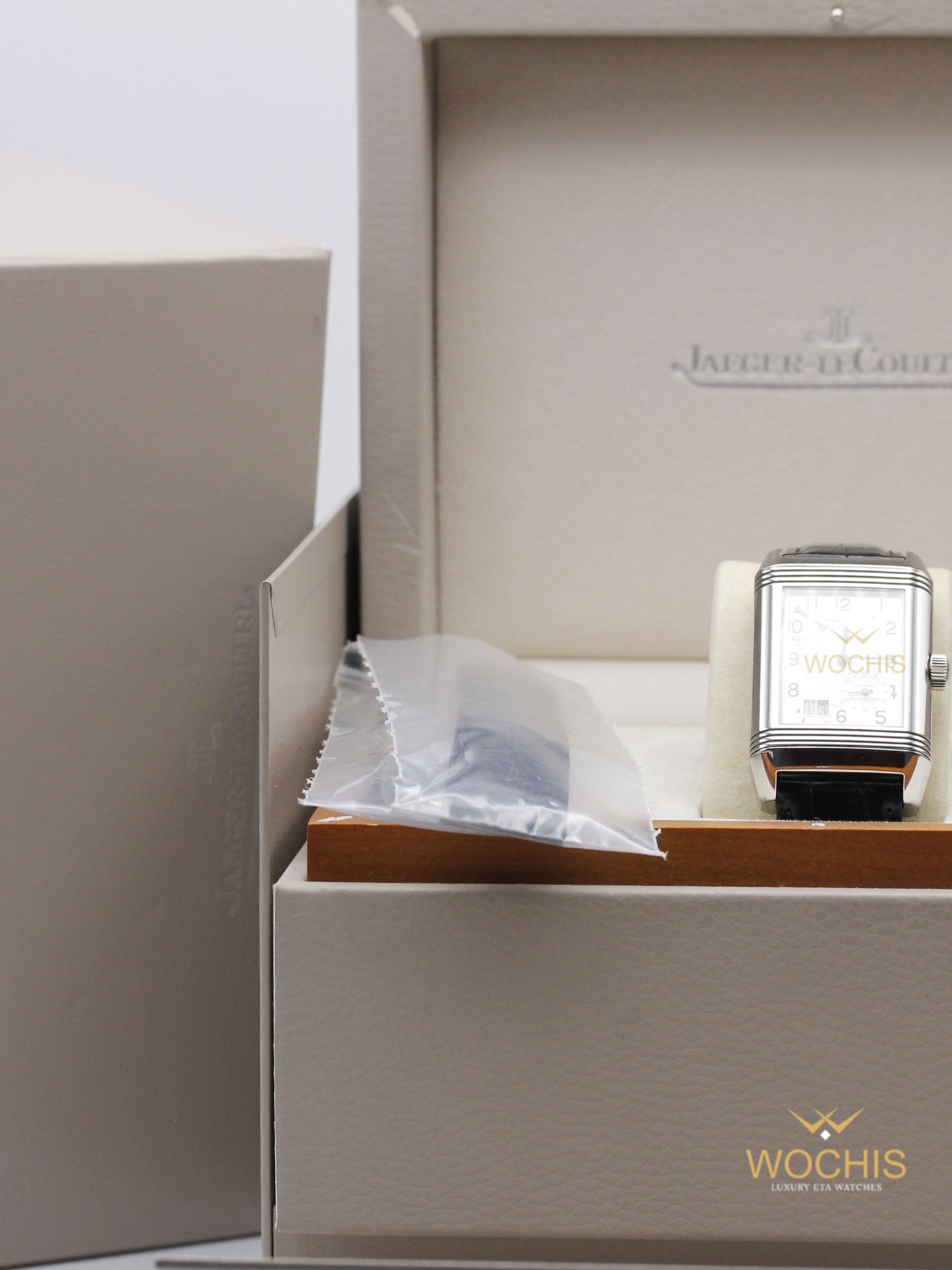 Jaeger LeCoultre Reverso Grand Date 240.8.15 or Q240815-7377 (Stainless Steel - 29 - Silver)