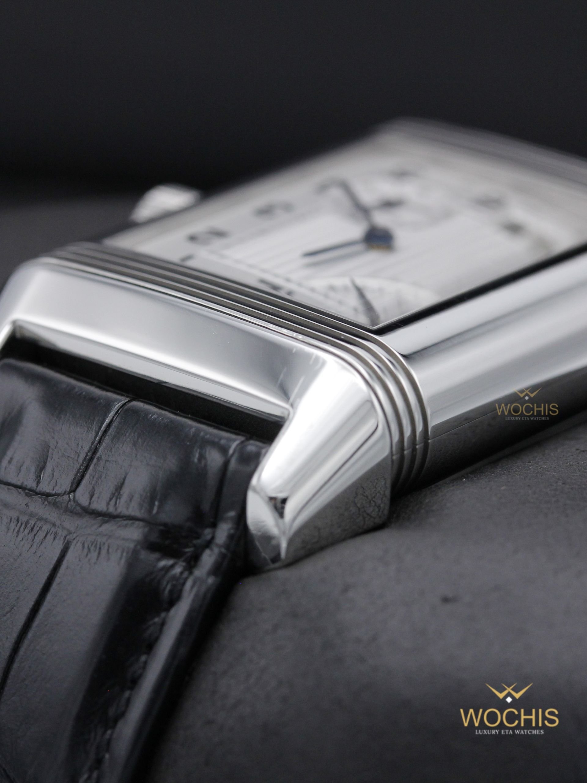 Jaeger LeCoultre Reverso Grand Date 240.8.15 or Q240815-7377 (Stainless Steel - 29 - Silver)