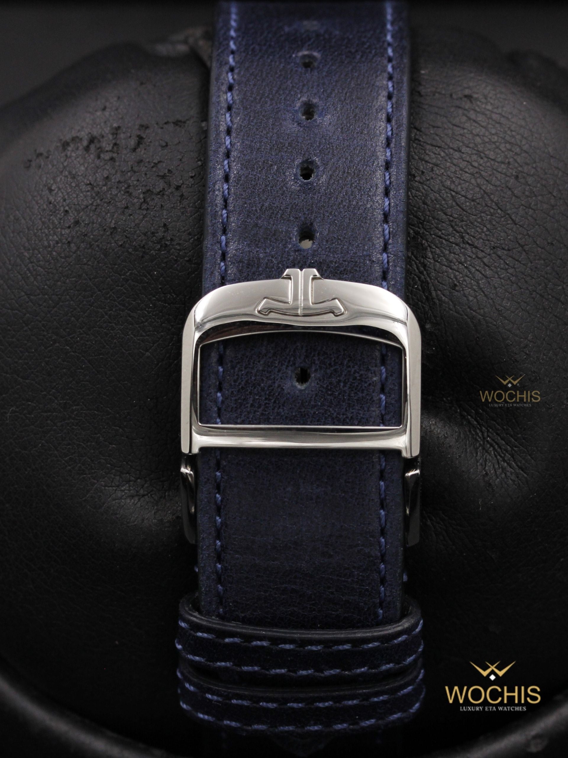 Jaeger Lecoultre Reverso Q3978480-2854 (Stainless Steel - 45 - Blue)