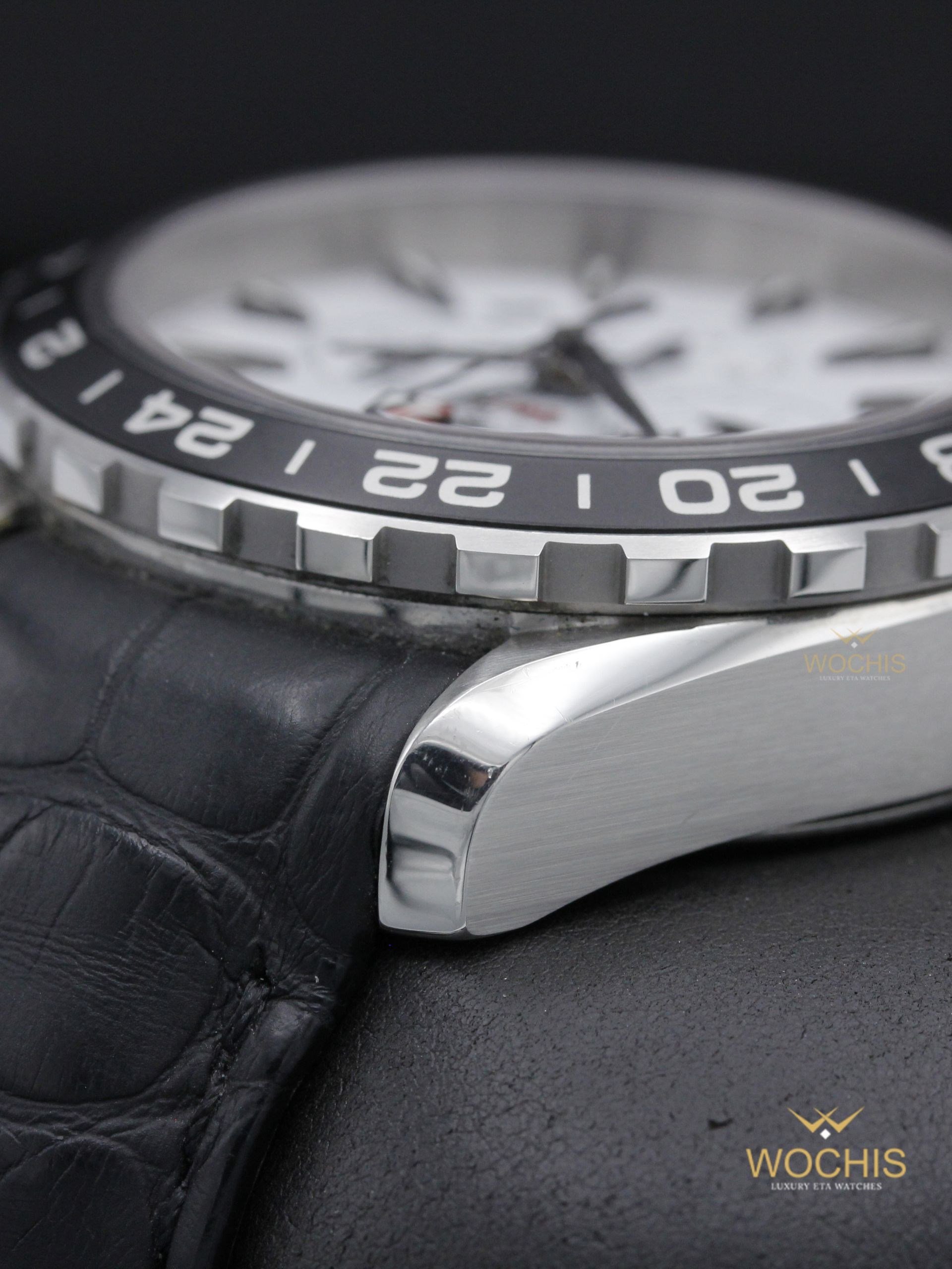 Omega Aqua Terra Chronograph GMT 231.13.44.52.04.001-7314 (Stainless Steel - 43 - White)
