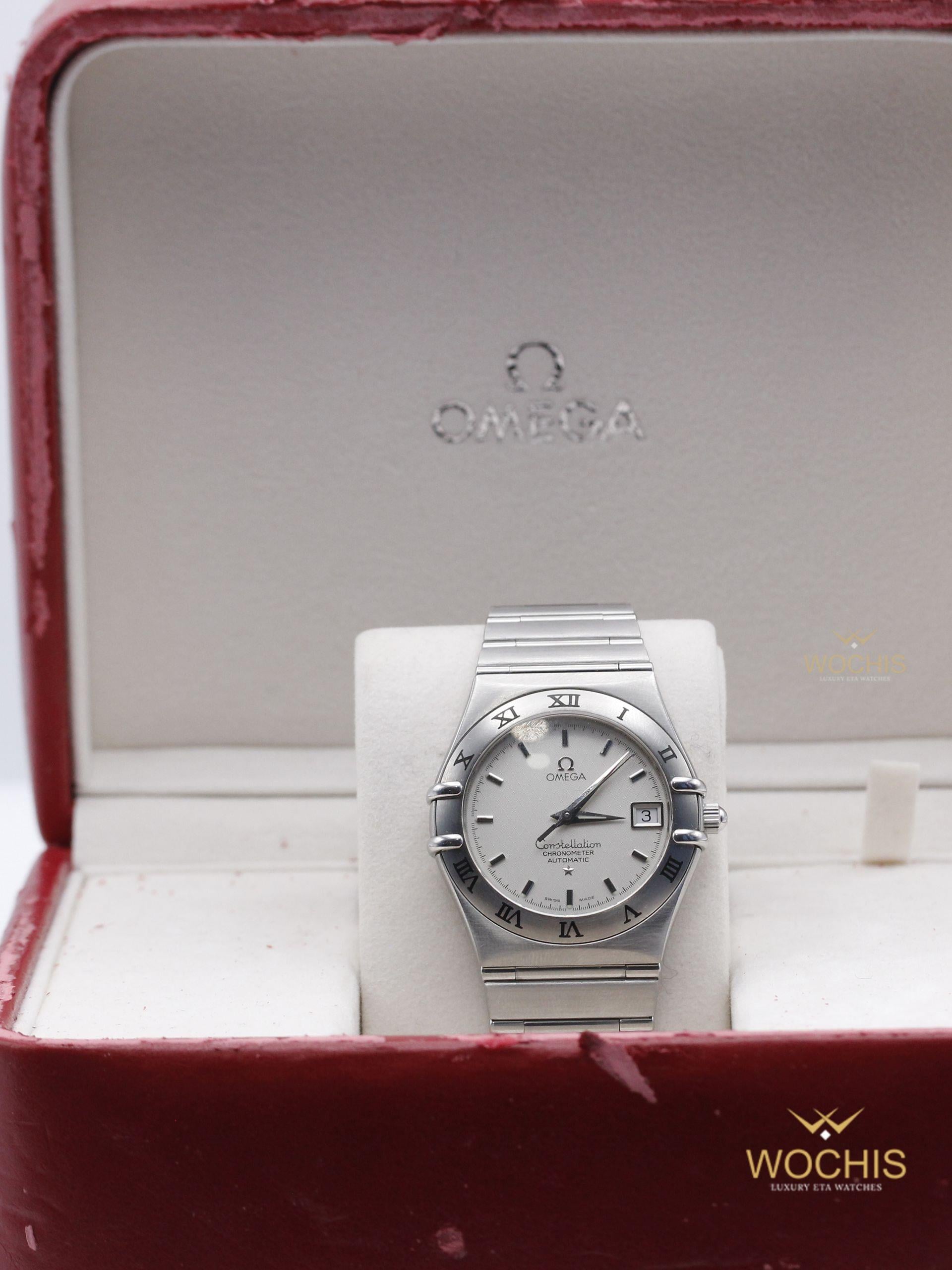 Omega Constellation 368.1201-8506 (Stainless Steel - 35 - White)