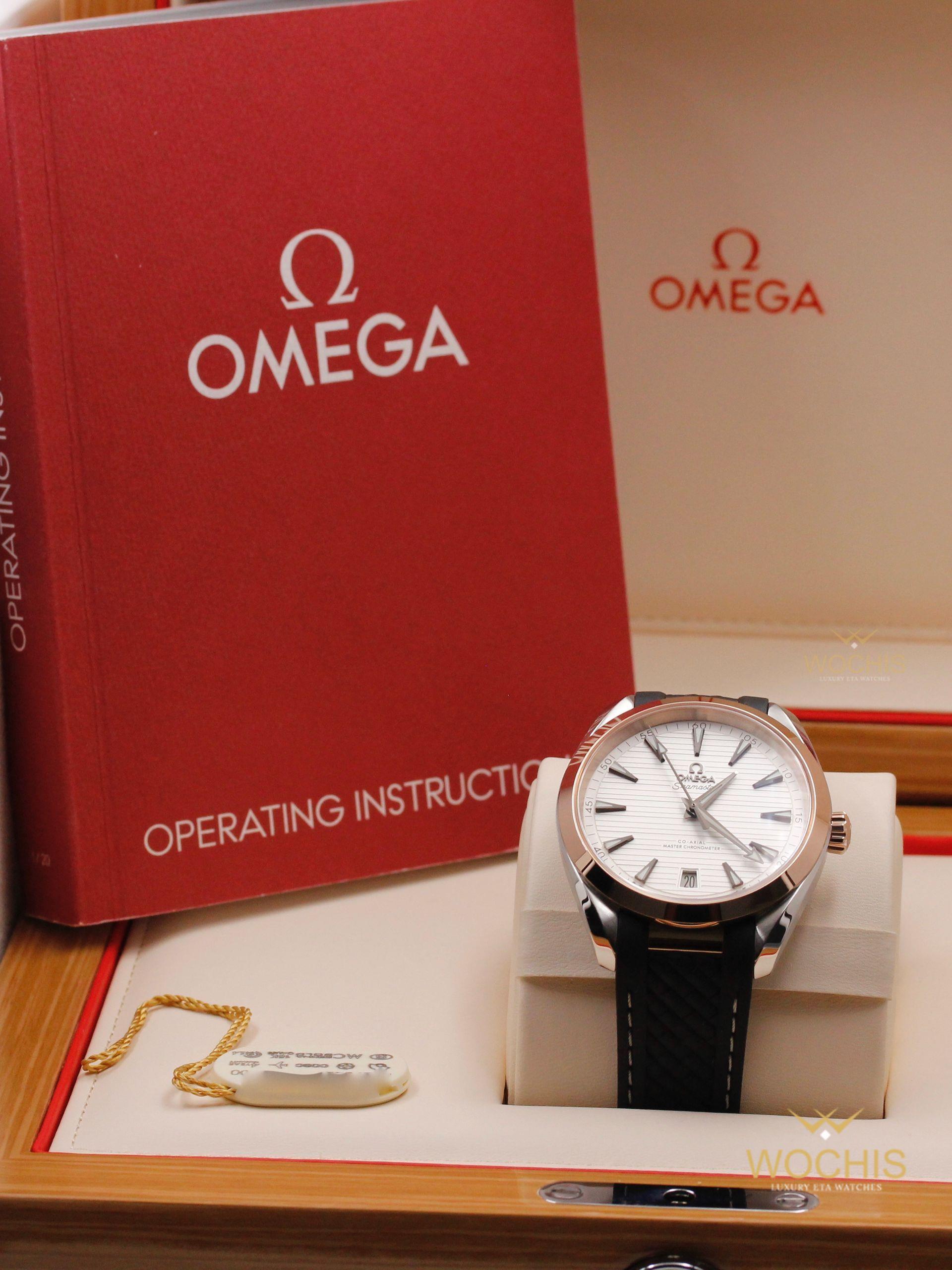 Omega Seamaster Aqua Terra 220.22.41.21.02.001-3190 (Stainless Steel - Rose Gold - 41 - White)