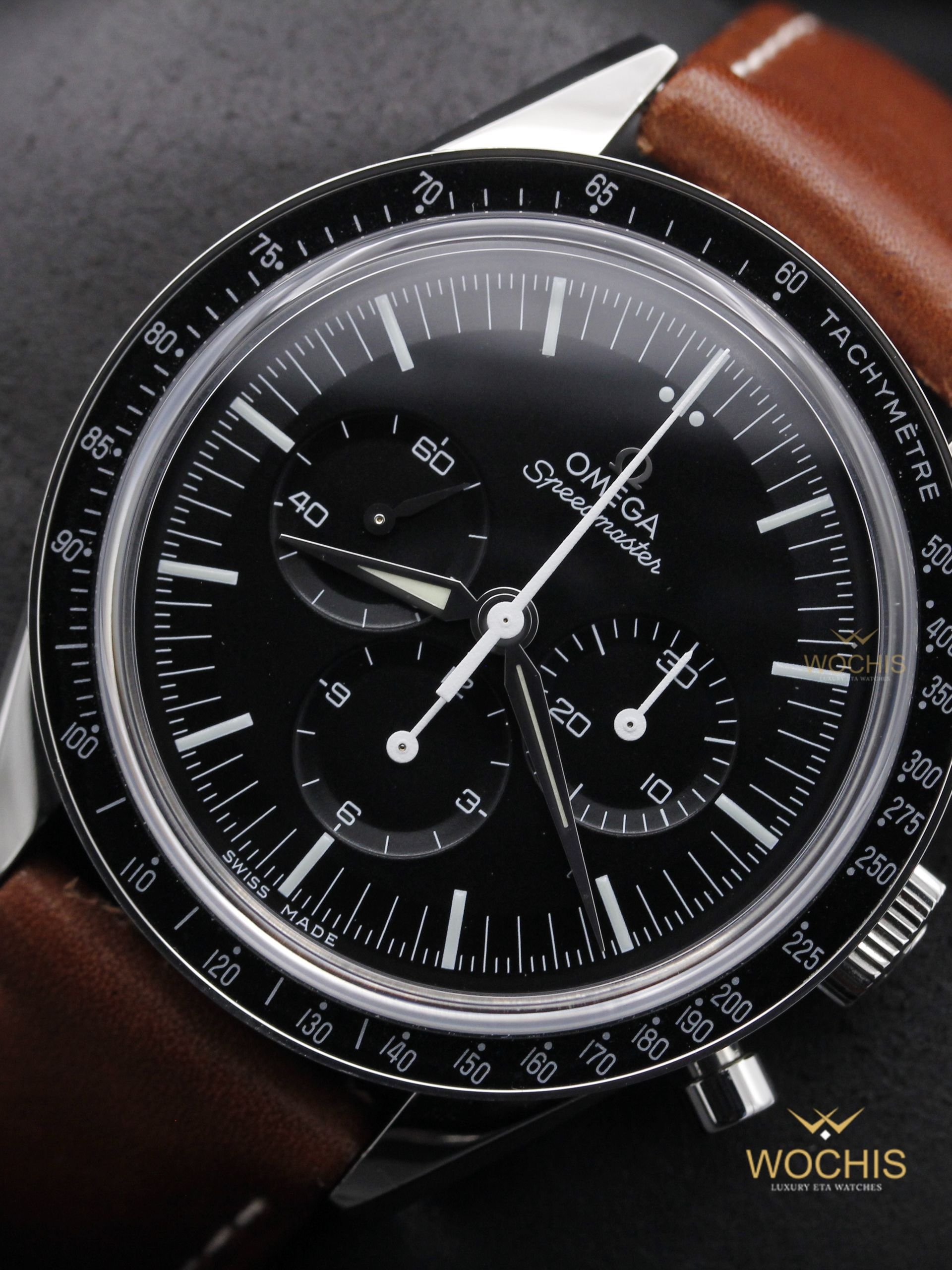Omega Speedmaster First Omega In Space 31132403001001-9331 (Stainless Steel - 39.7 - Black)