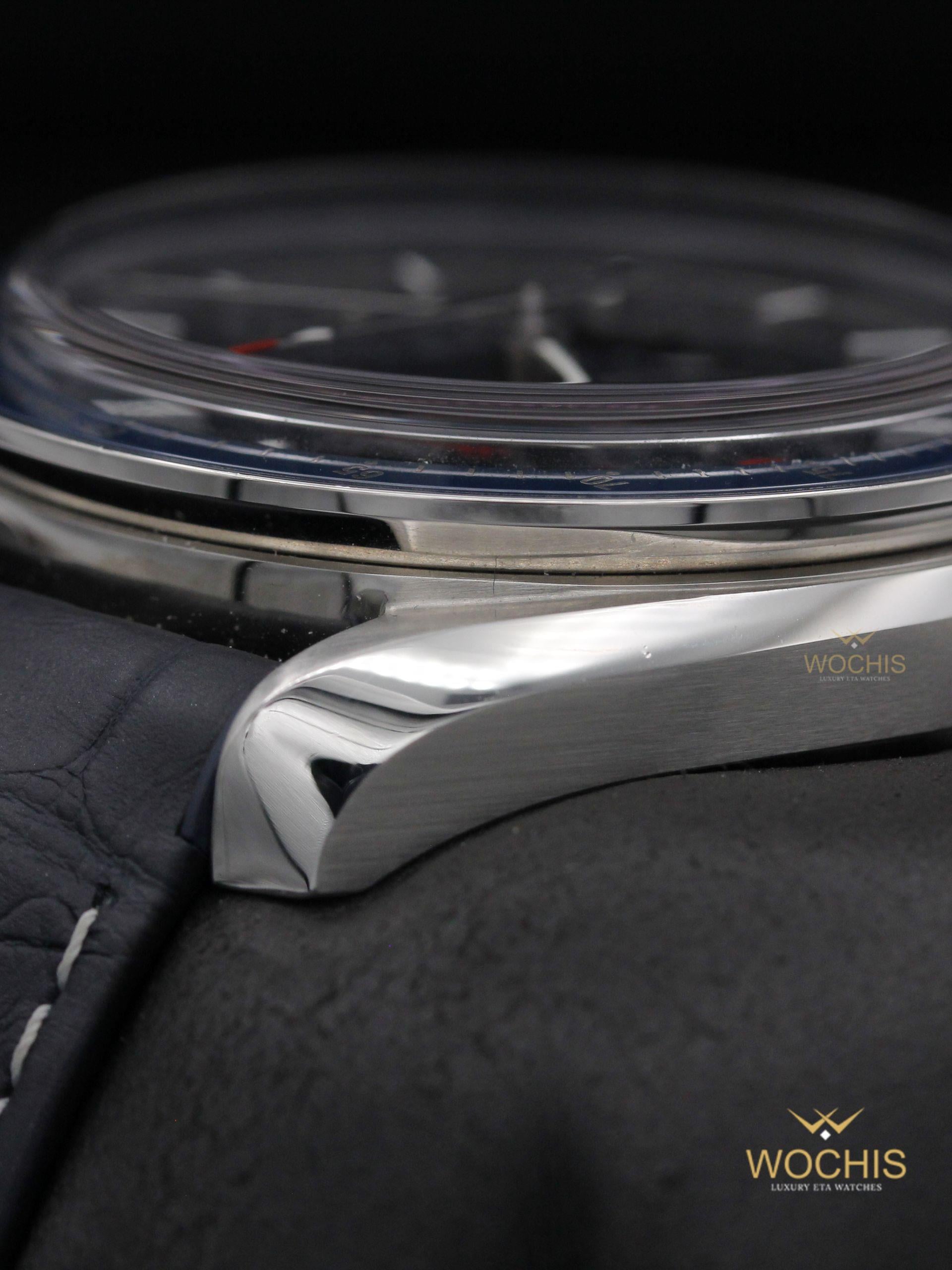 Omega Speedmaster Moonphase 304.33.44.52.03.001-8733 (Stainless Steel - 44 - Blue)